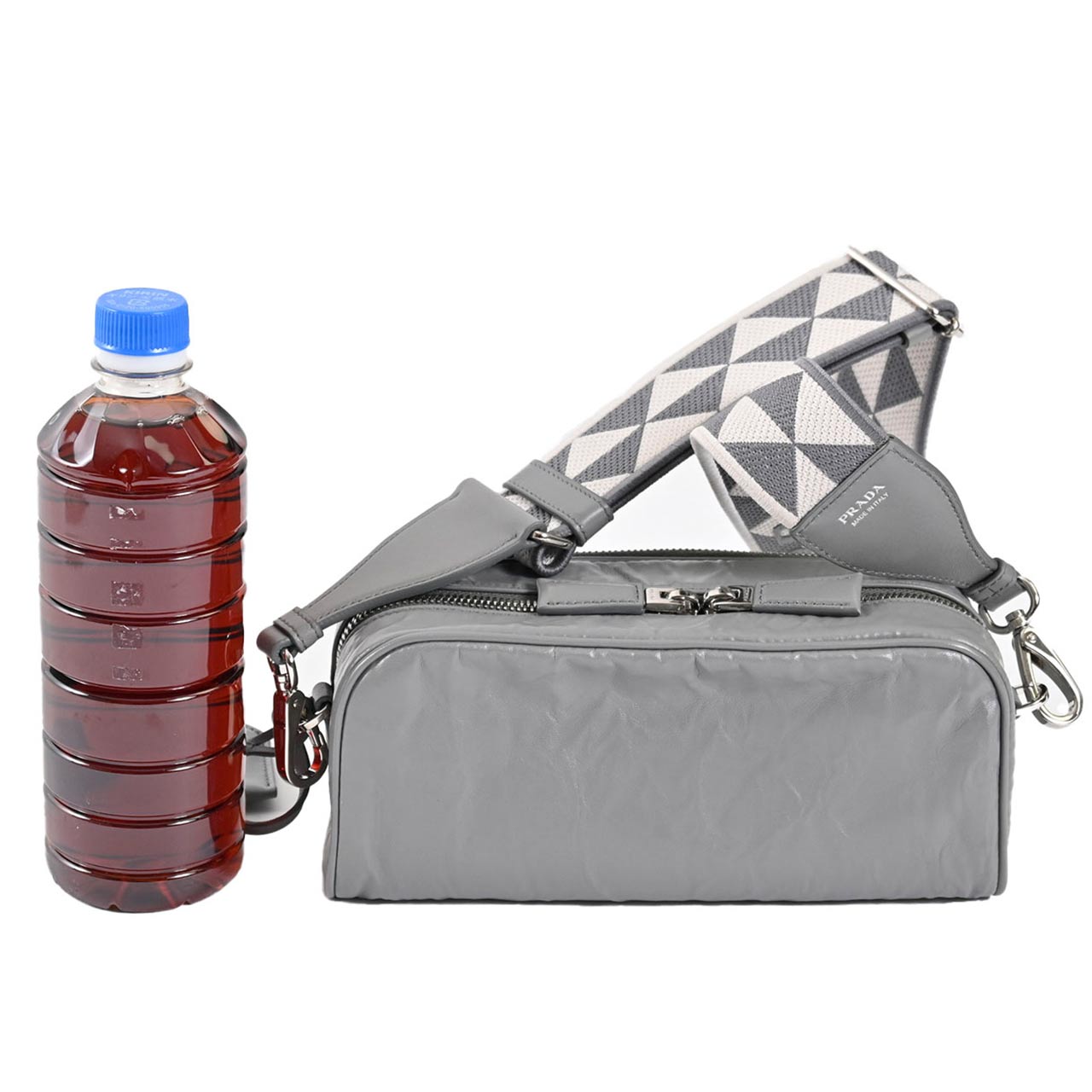 【期間限定SALE】 プラダ PRADA ショルダーバッグ 1BH198 UVL V 400 ARDESIA グレー レディース
