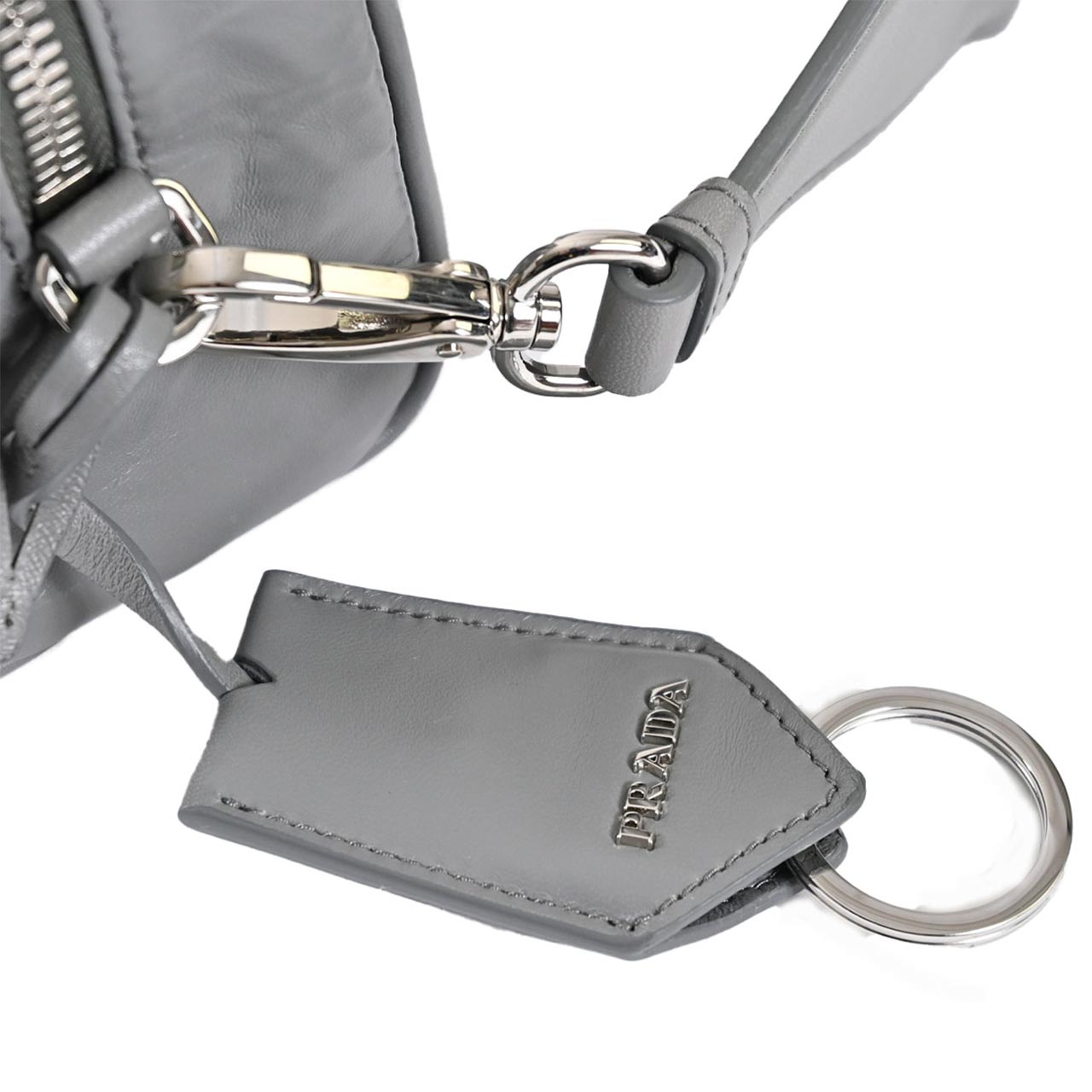 【期間限定SALE】 プラダ PRADA ショルダーバッグ 1BH198 UVL V 400 ARDESIA グレー レディース