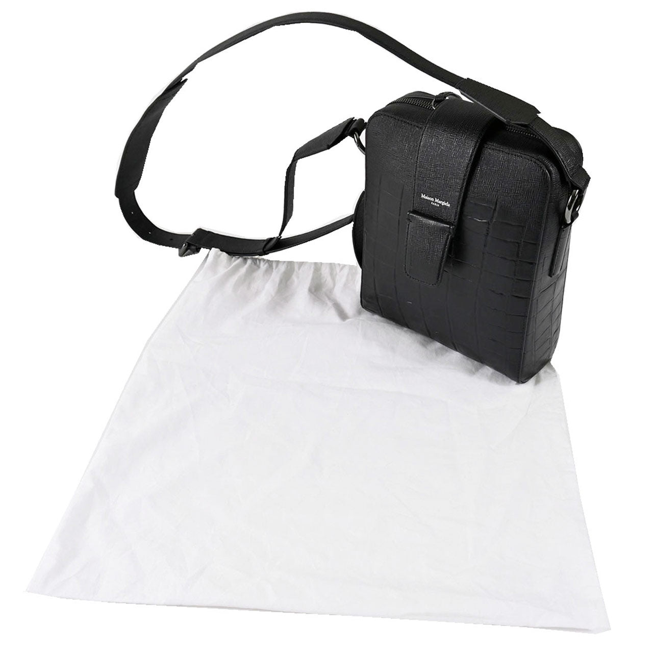 メゾン マルジェラ Maison Margiela ショルダーバッグ SB2WG0012 P5490 T8013 ブラック メンズ 【プライスダウン】