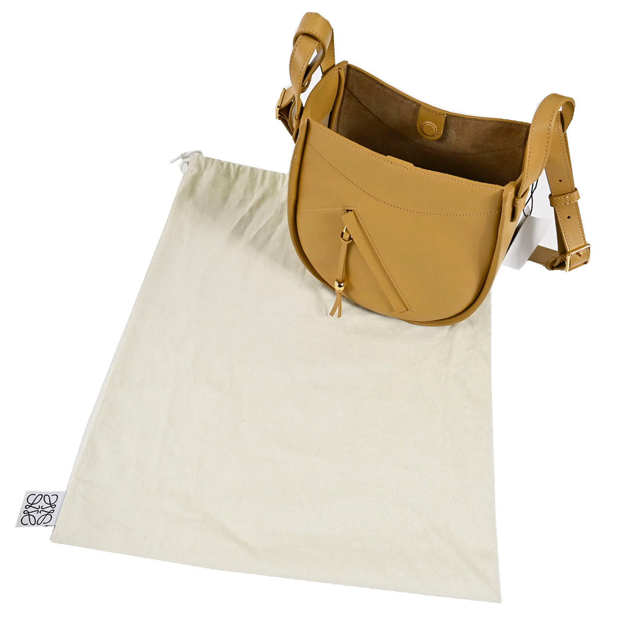 ロエベ LOEWE ショルダーバッグ ハンモック スライス A538HHSX01 6715 ベージュ 2025SS レディース