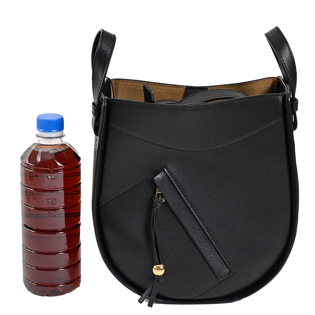 ロエベ LOEWE ショルダーバッグ ハンモック スライス A538HHSX01 1100 ブラック 2025SS レディース
