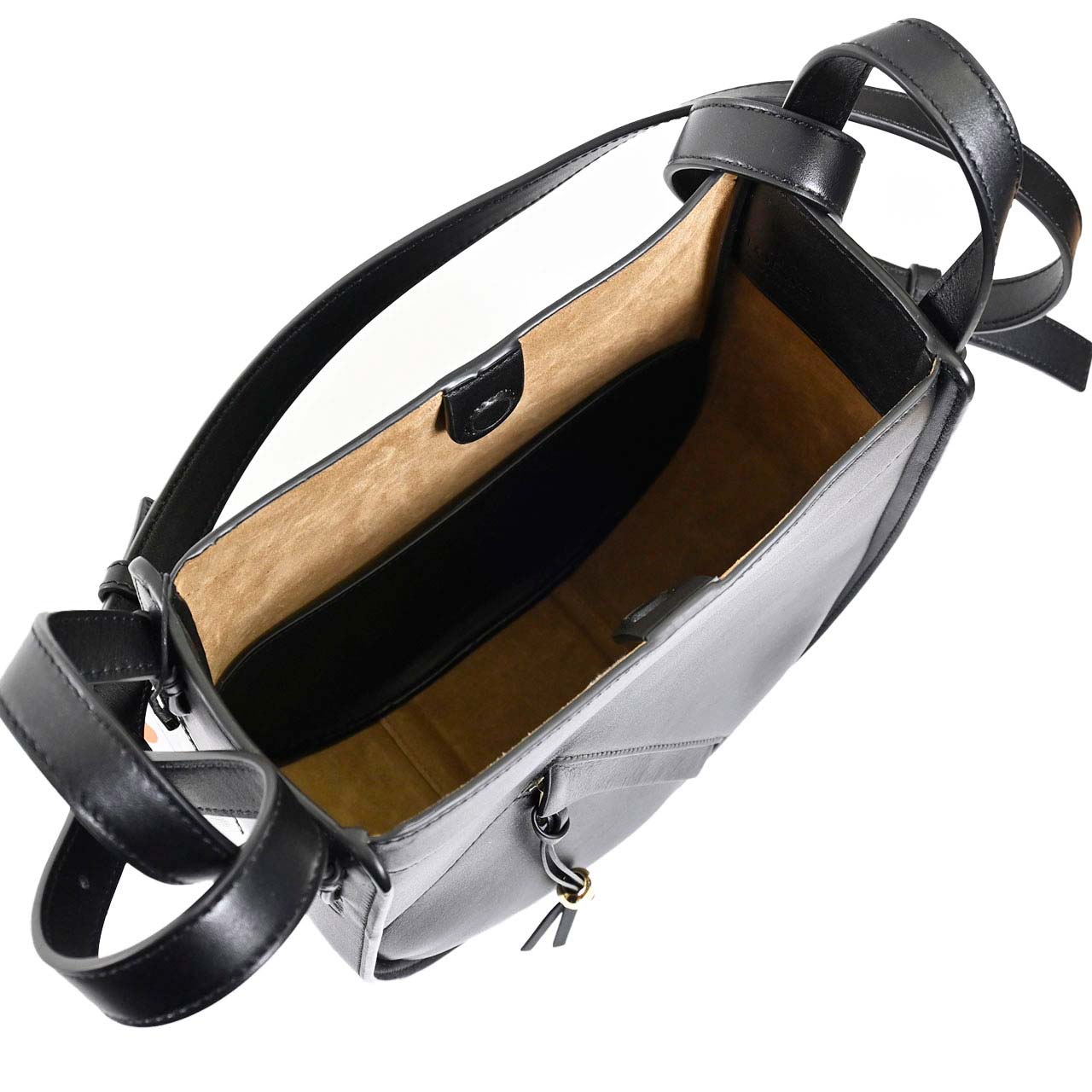 ロエベ LOEWE ショルダーバッグ ハンモック スライス A538HHSX01 1100 ブラック 2025SS レディース