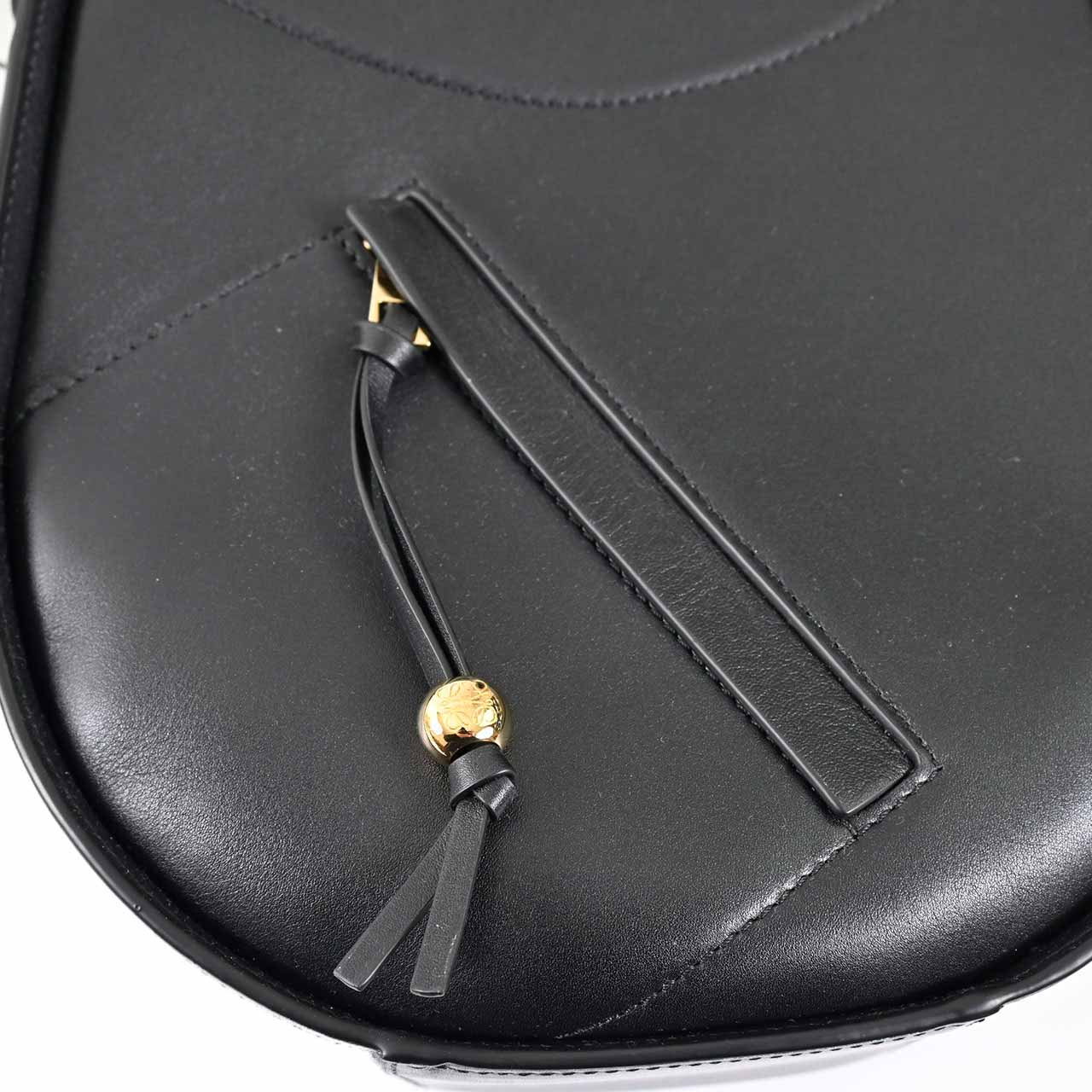 ロエベ LOEWE ショルダーバッグ ハンモック スライス A538HHSX01 1100 ブラック 2025SS レディース