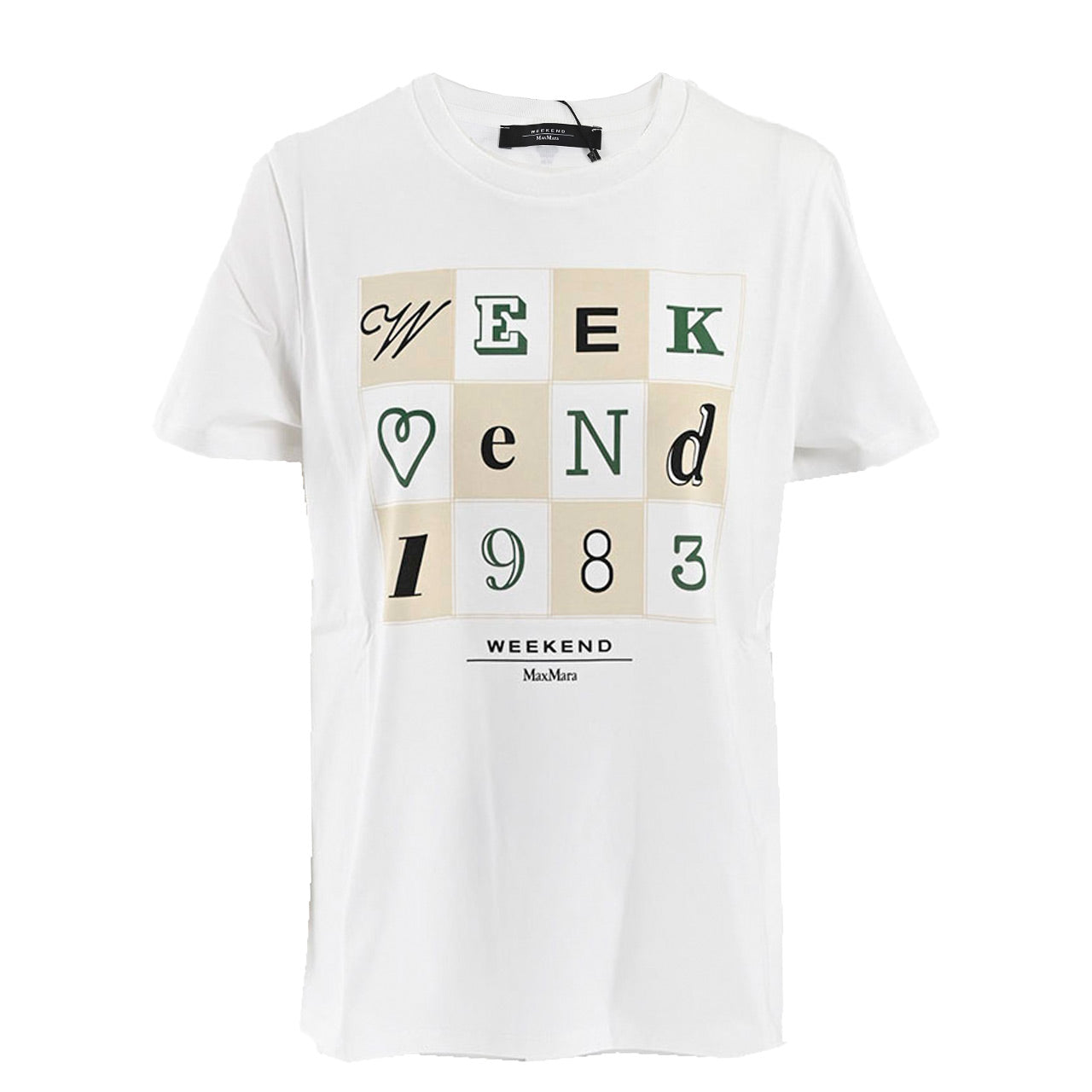ウィークエンド マックスマーラ WEEKEND MAXMARA Tシャツ TEIERA 5971052600 002 ホワイト 2025SS レディース