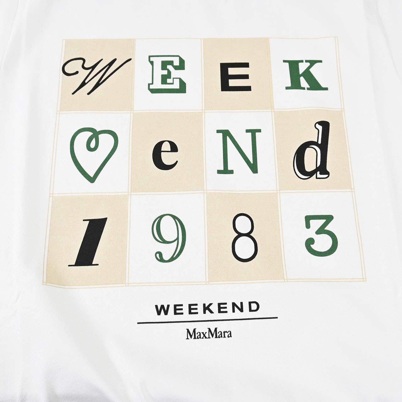 ウィークエンド マックスマーラ WEEKEND MAXMARA Tシャツ TEIERA 5971052600 002 ホワイト 2025SS レディース