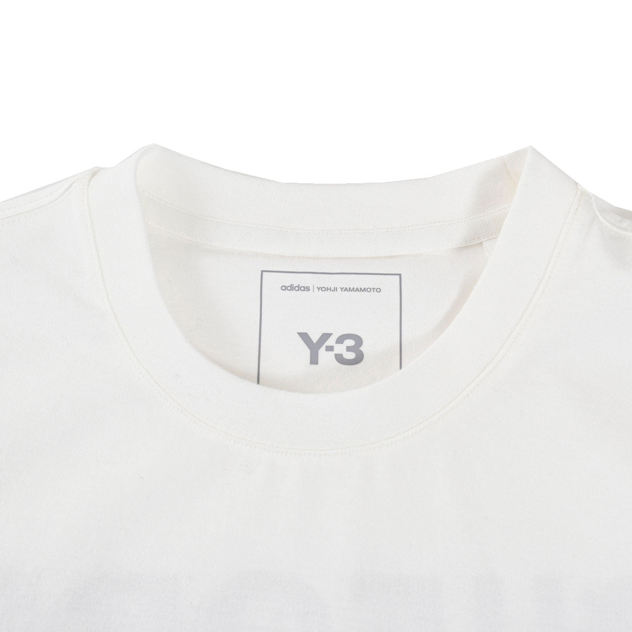 ワイスリー Y-3 クルーネック長袖Tシャツ U GFX LS TEE JM3234 ホワイト 2025年春夏新作 2025SS メンズ レディース 【プライスダウン】