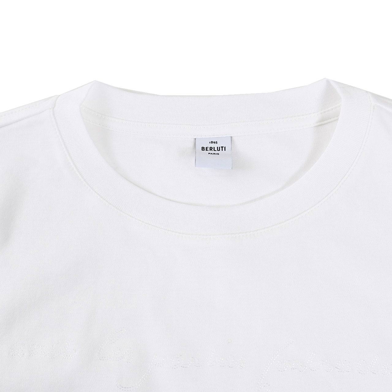 【期間限定SALE】 ベルルッティ BERLUTI Tシャツ R28JRS156 001 000 ホワイト 2025年春夏 メンズ