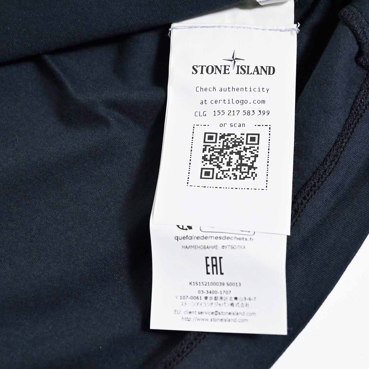 ストーン アイランド STONE ISLAND Tシャツ K1S15 2100039 S0013 V0020 ネイビー 2025年春夏 2025SS メンズ 【ラスト1点 XXLサイズ】 ギフト プレゼント