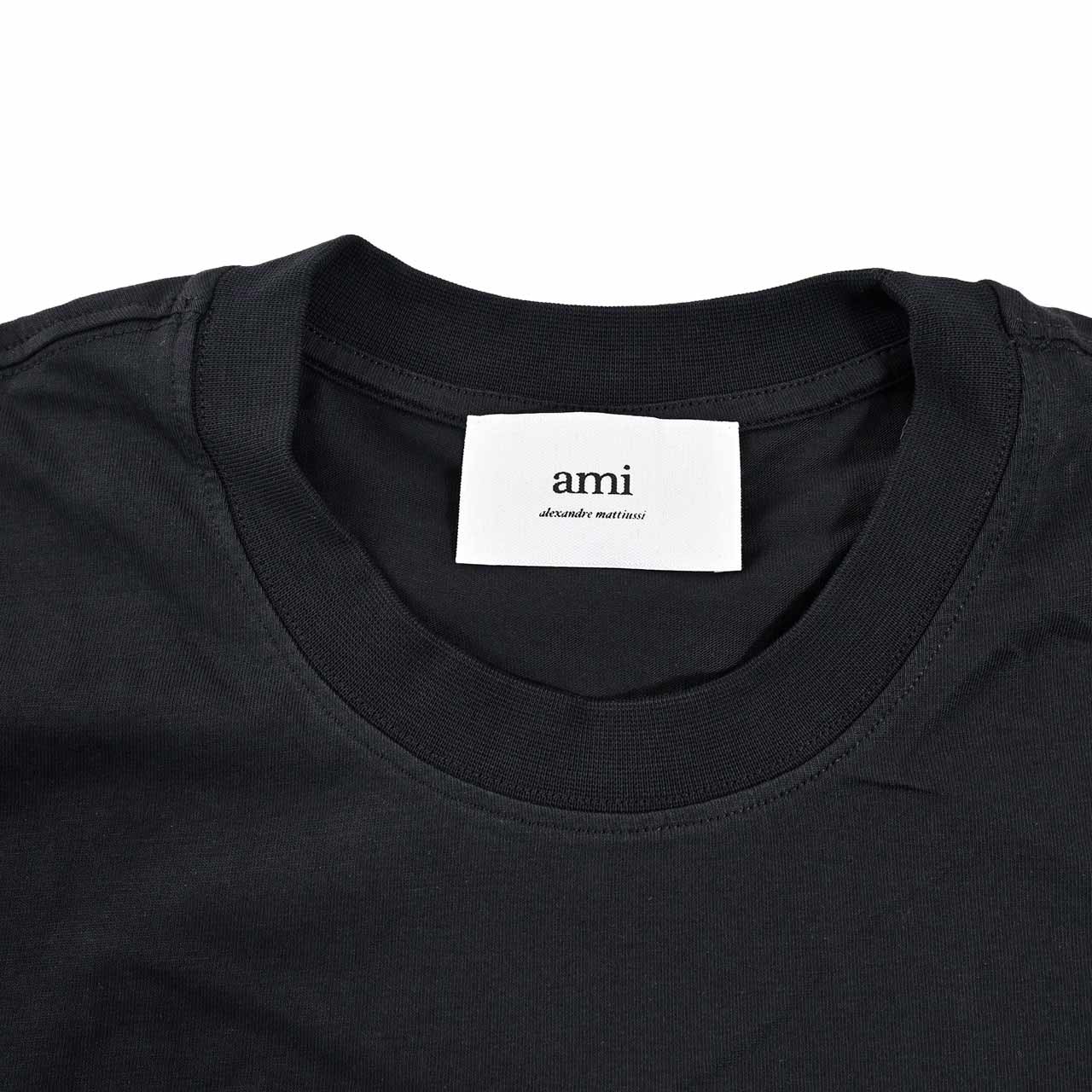 アミ AMI Tシャツ BFUTS001・724 001 ブラック 2025SS メンズ レディース