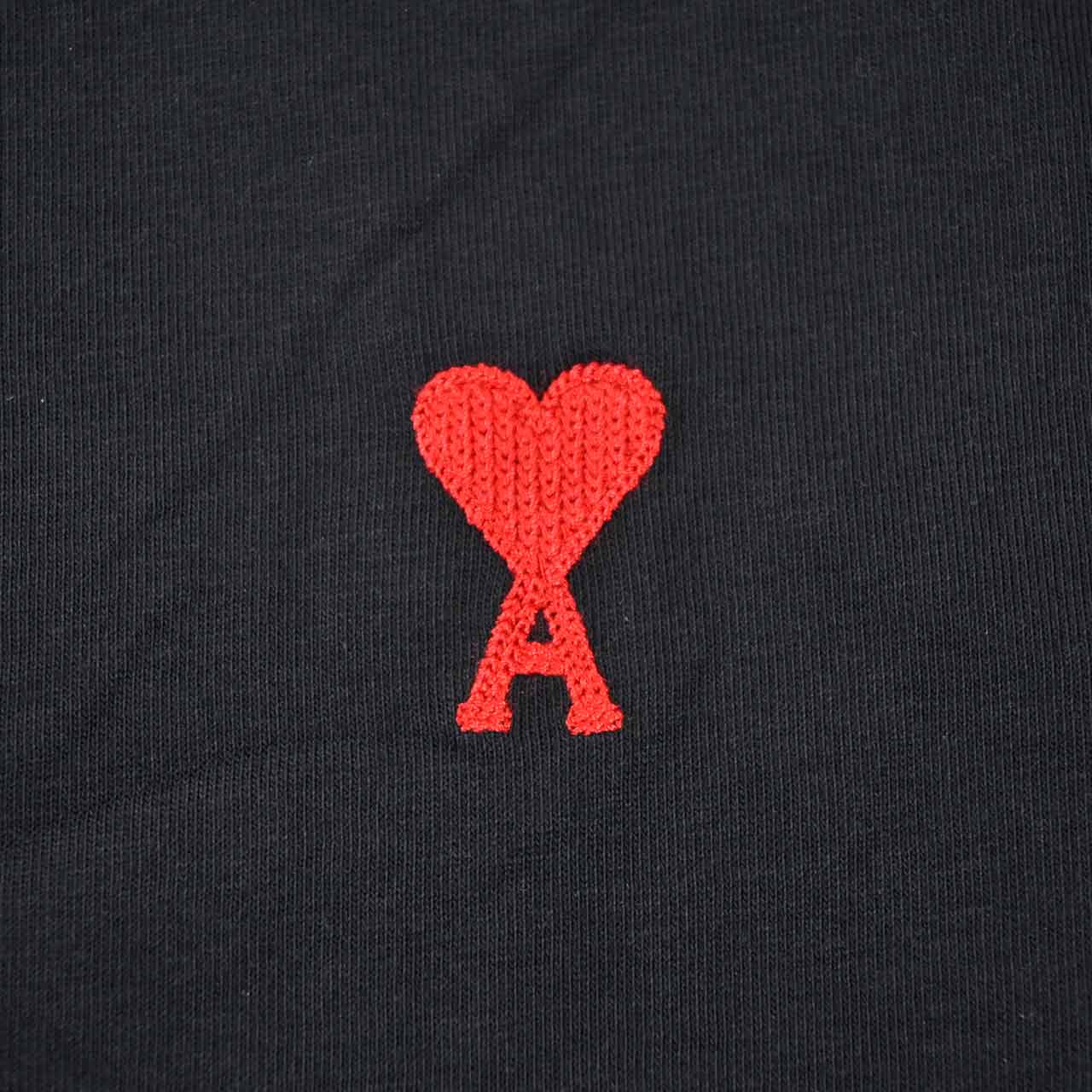 アミ AMI Tシャツ BFUTS001・724 001 ブラック 2025SS メンズ レディース