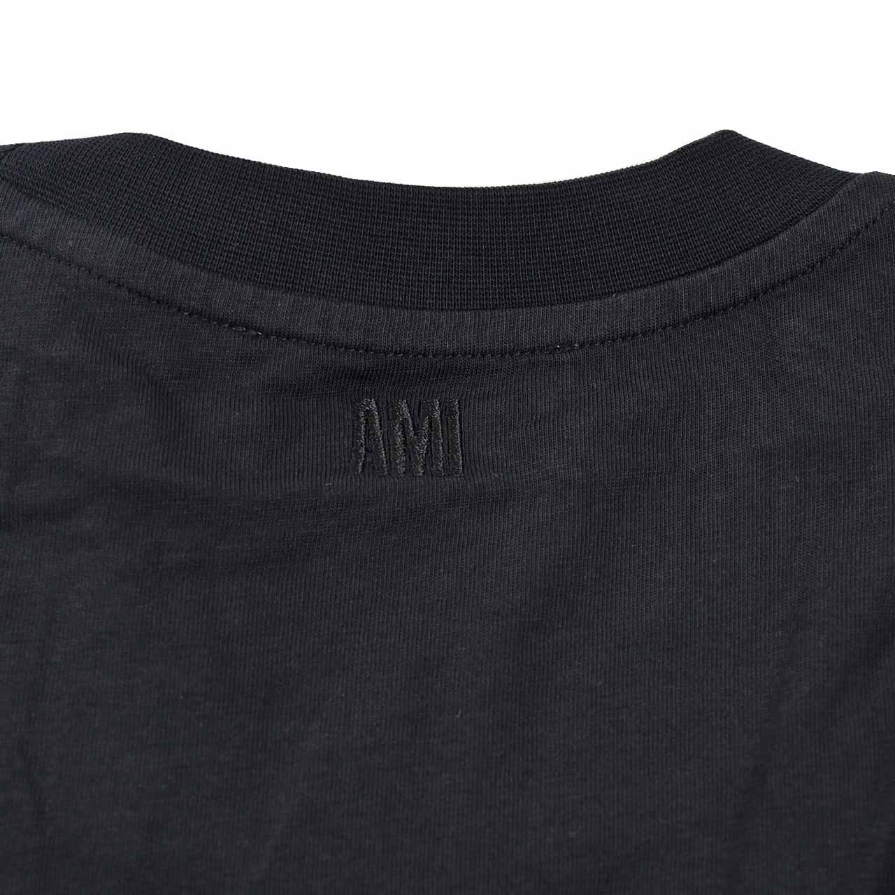 アミ AMI Tシャツ BFUTS001・724 001 ブラック 2025SS メンズ レディース