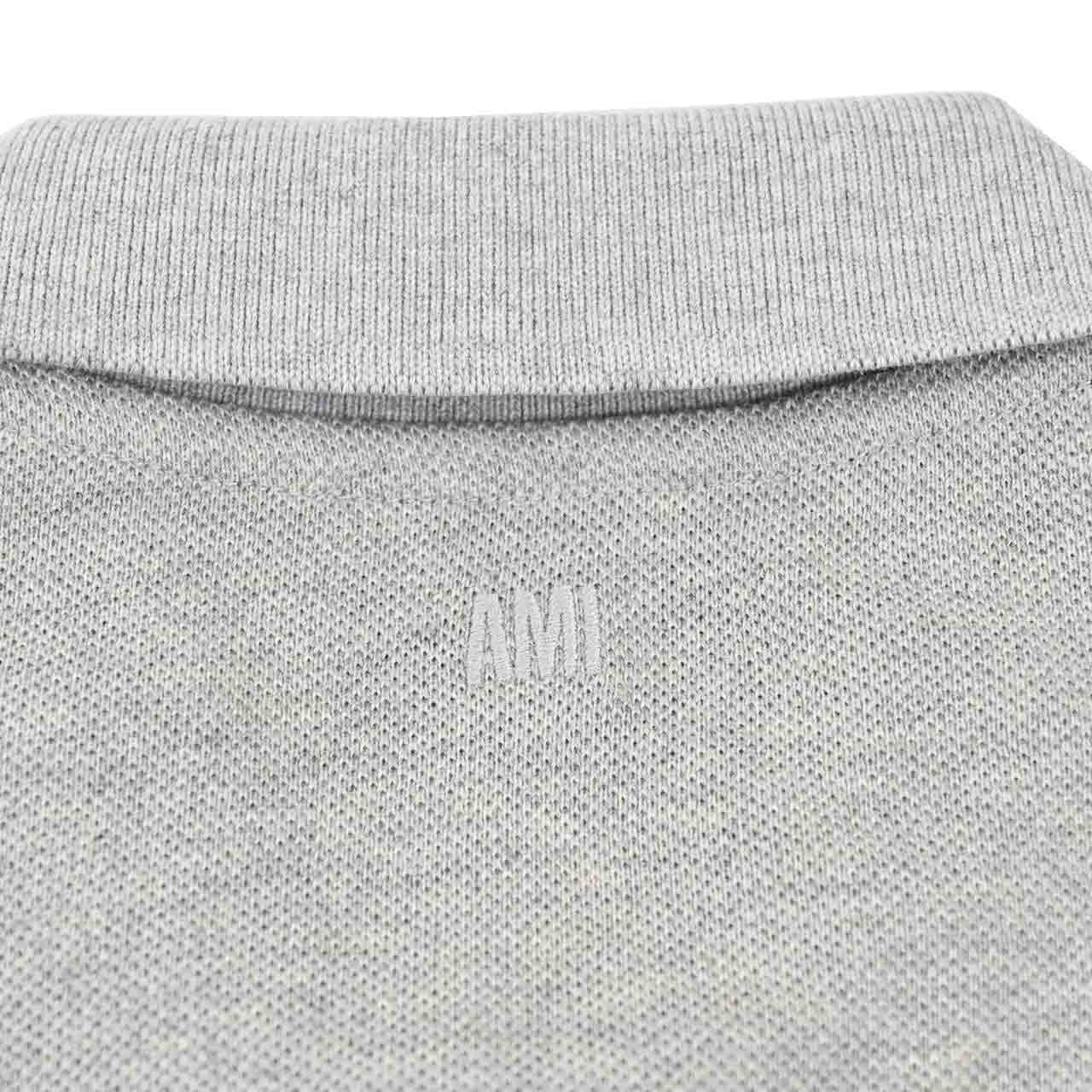 アミ AMI ポロシャツ BFUPL001.760 0951 グレー 2025SS メンズ