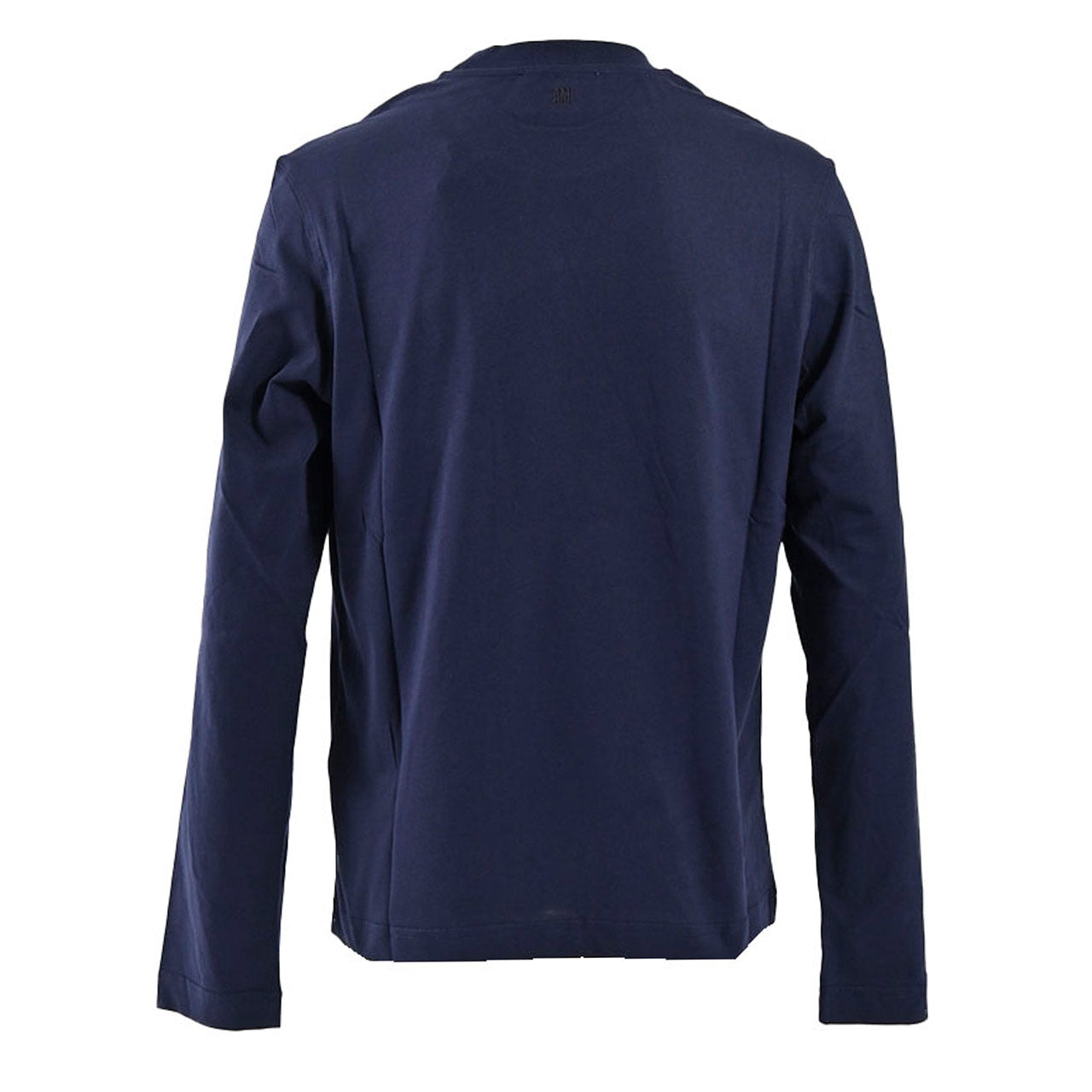アミ AMI クルーネック長袖Tシャツ BFUTS235.724 430 ネイビー 2025SS メンズ
