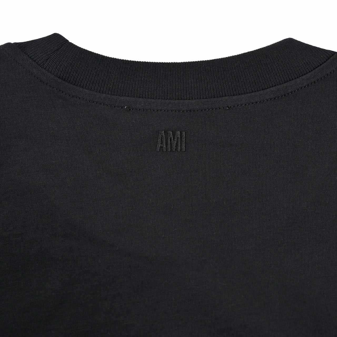 アミ AMI Tシャツ BFUTS035.724 001 ブラック 2025SS メンズ レディース
