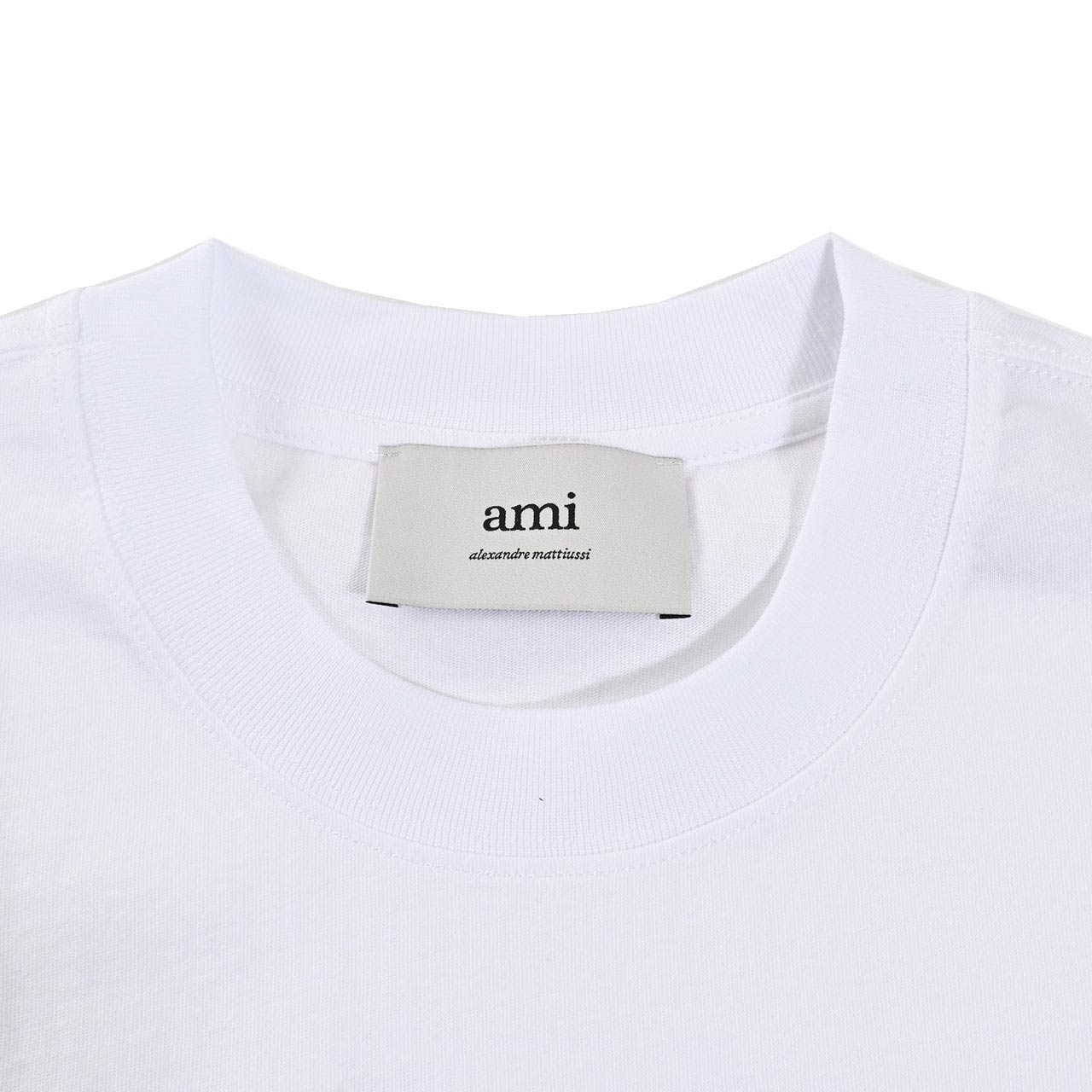 アミ AMI Tシャツ BFUTS035.724 100 ホワイト 2025SS メンズ レディース