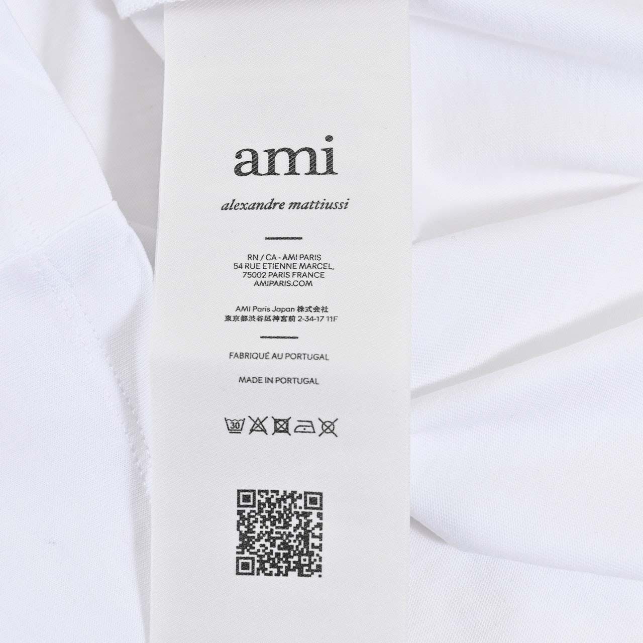 アミ AMI Tシャツ BFUTS035.724 100 ホワイト 2025SS メンズ レディース