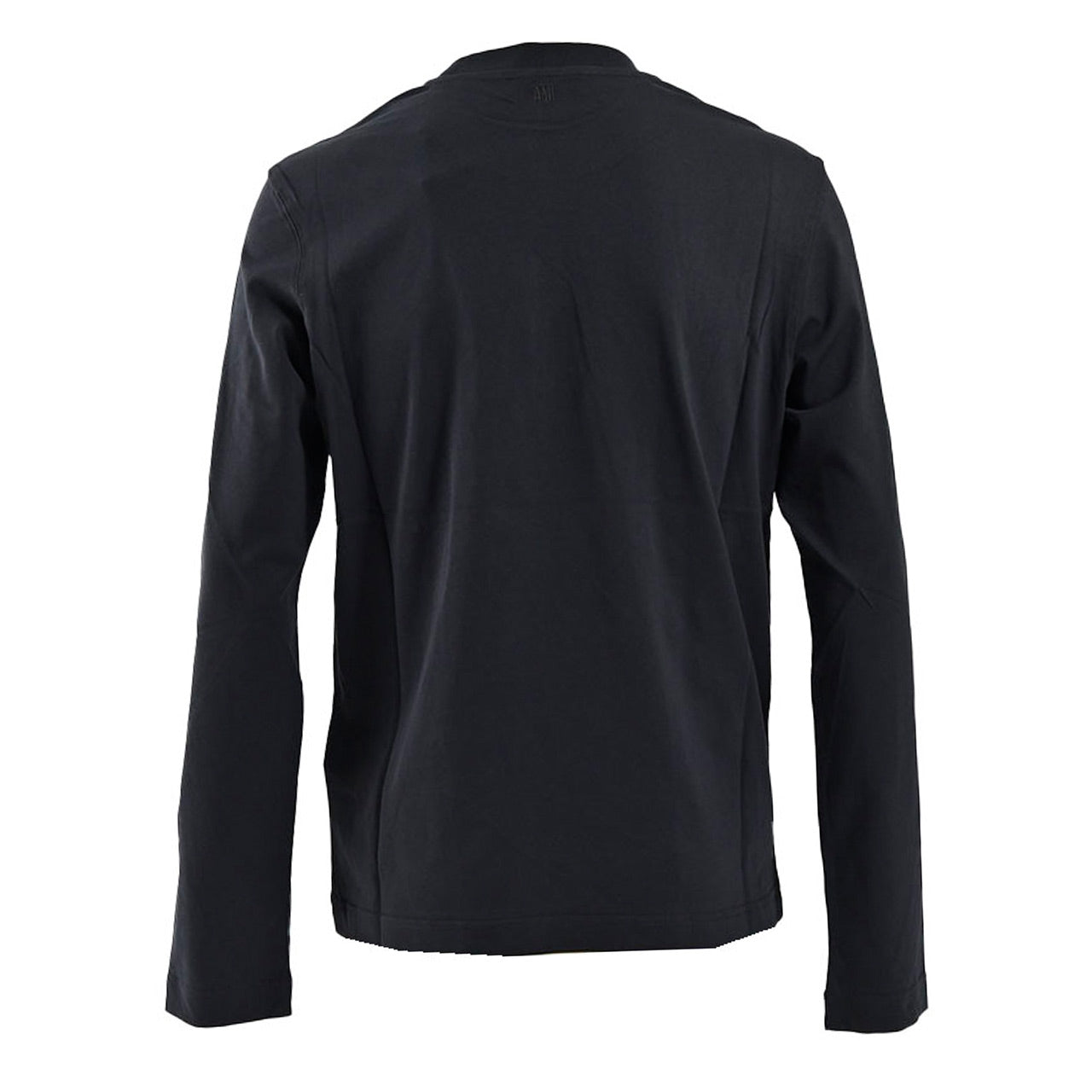 【期間限定SALE】 アミ AMI クルーネック長袖Tシャツ BFUTS235.724 001 ブラック 2025SS メンズ