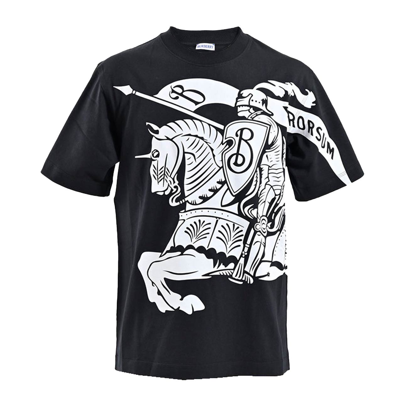 バーバリー BURBERRY Tシャツ 8095058 HS24 MW FO A1189 ブラック 2025年春夏 メンズ