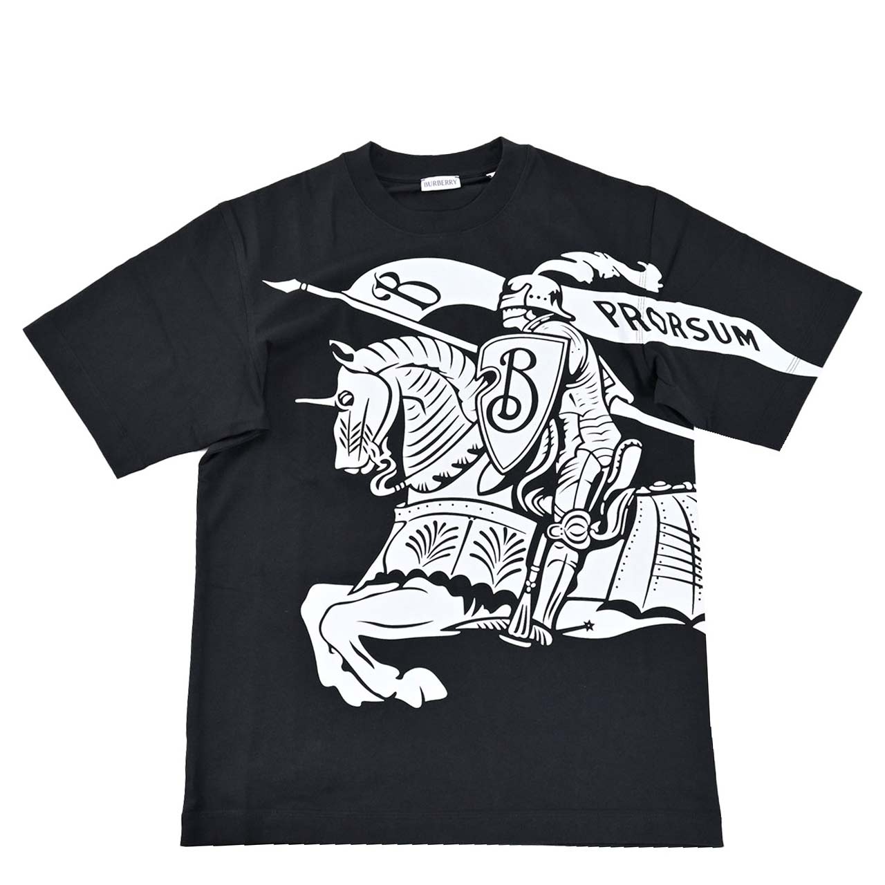 バーバリー BURBERRY Tシャツ 8095058 HS24 MW FO A1189 ブラック 2025年春夏 メンズ