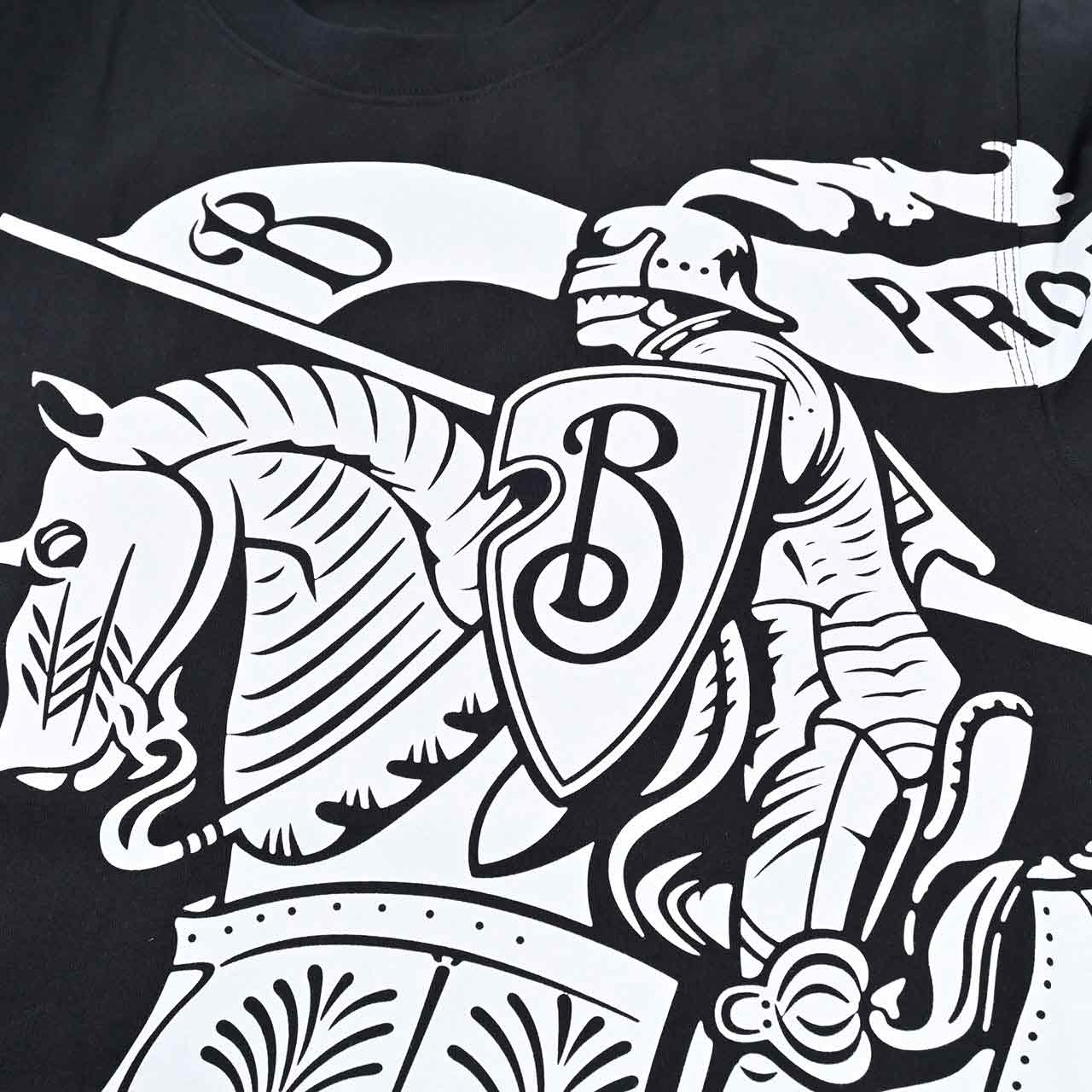 バーバリー BURBERRY Tシャツ 8095058 HS24 MW FO A1189 ブラック 2025年春夏 メンズ