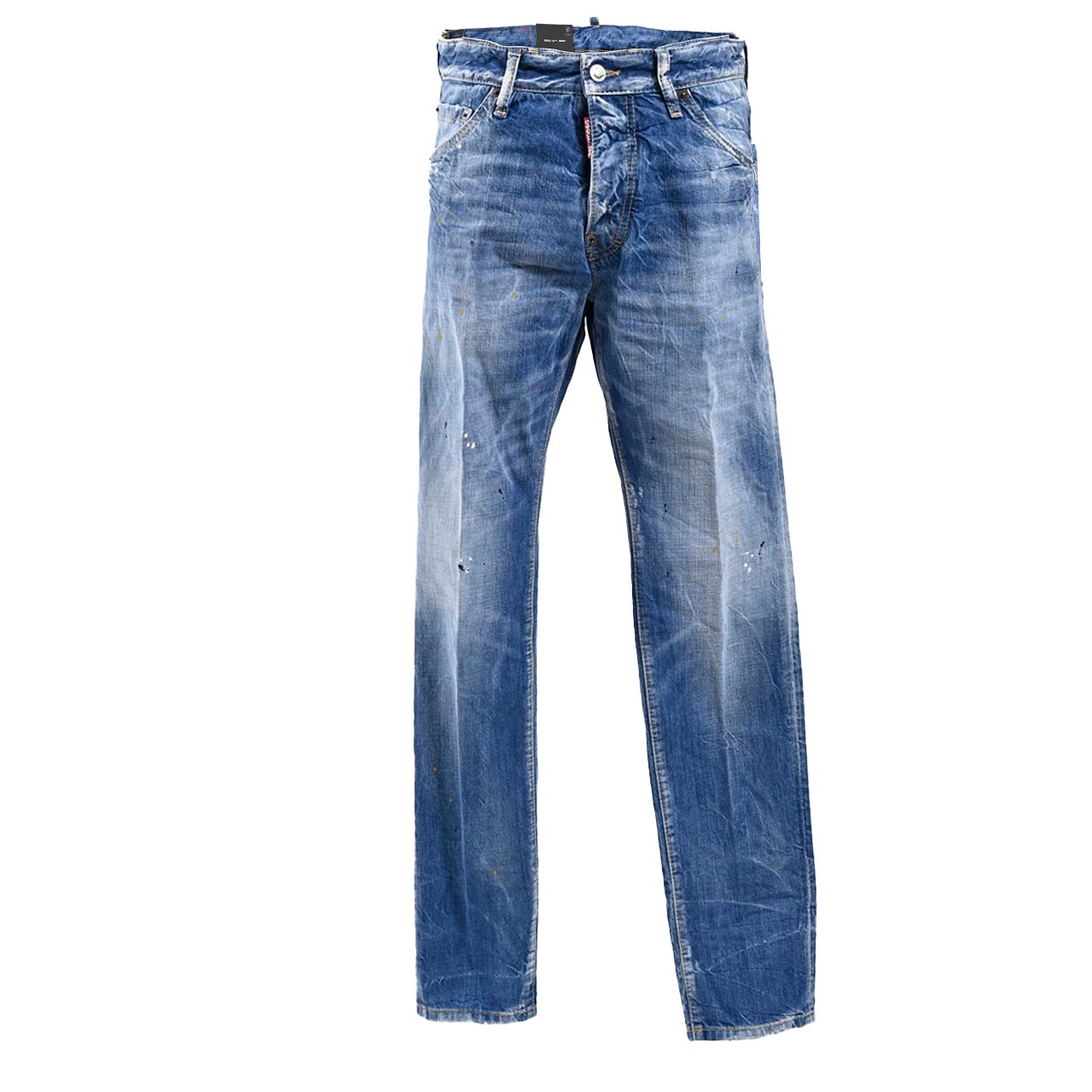 【期間限定SALE】 ディースクエアード DSQUARED2 デニムパンツ S71LB1584 S30309 470 ブルー 年秋冬 メンズ 【ラスト1点 46サイズ】