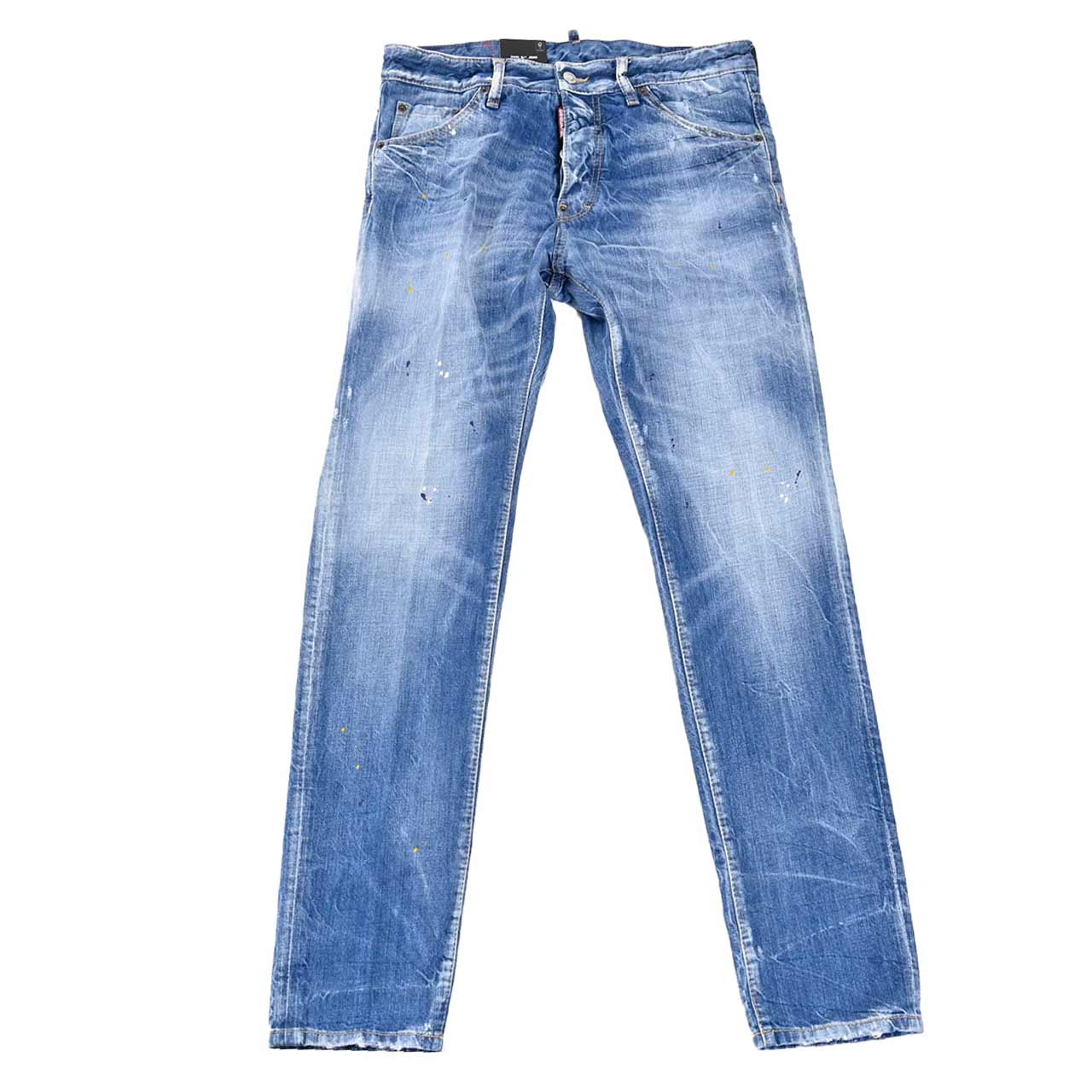 【期間限定SALE】 ディースクエアード DSQUARED2 デニムパンツ S71LB1584 S30309 470 ブルー 年秋冬 メンズ 【ラスト1点 46サイズ】