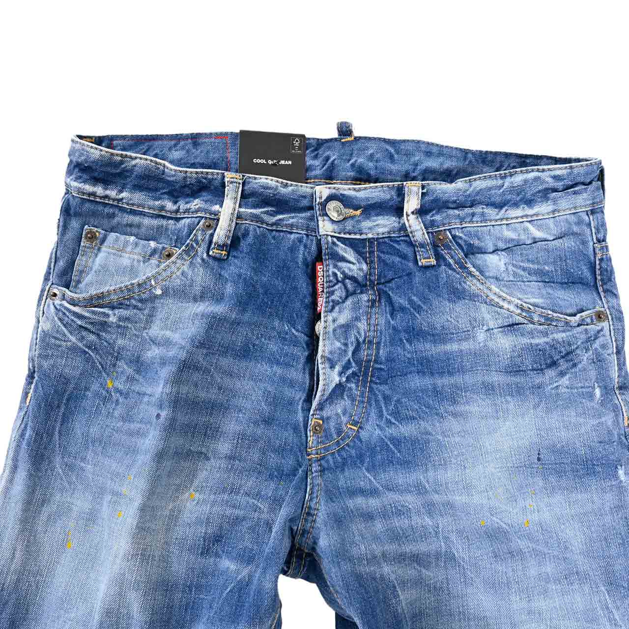 【期間限定SALE】 ディースクエアード DSQUARED2 デニムパンツ S71LB1584 S30309 470 ブルー 年秋冬 メンズ 【ラスト1点 46サイズ】