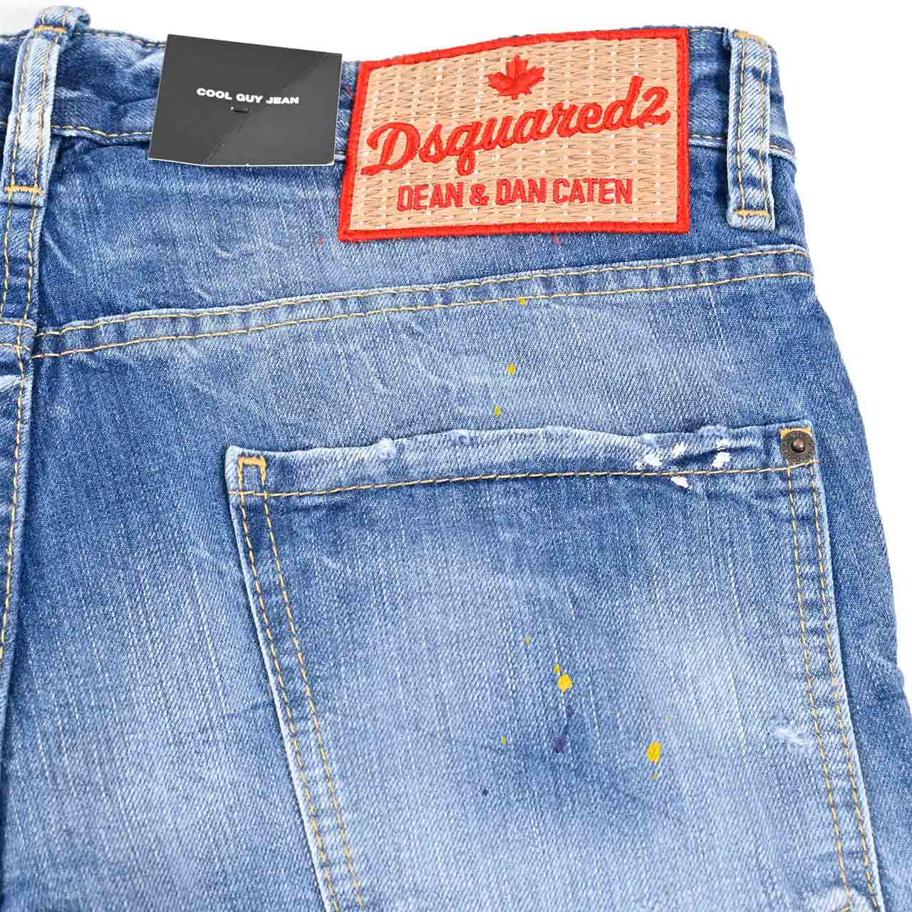 【期間限定SALE】 ディースクエアード DSQUARED2 デニムパンツ S71LB1584 S30309 470 ブルー 年秋冬 メンズ 【ラスト1点 46サイズ】