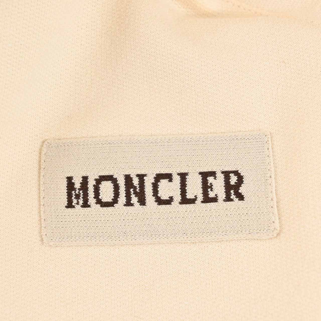 モンクレール MONCLER ジップアップパーカー 8G0003789A1K 050 クリーム 2025年春夏 レディース