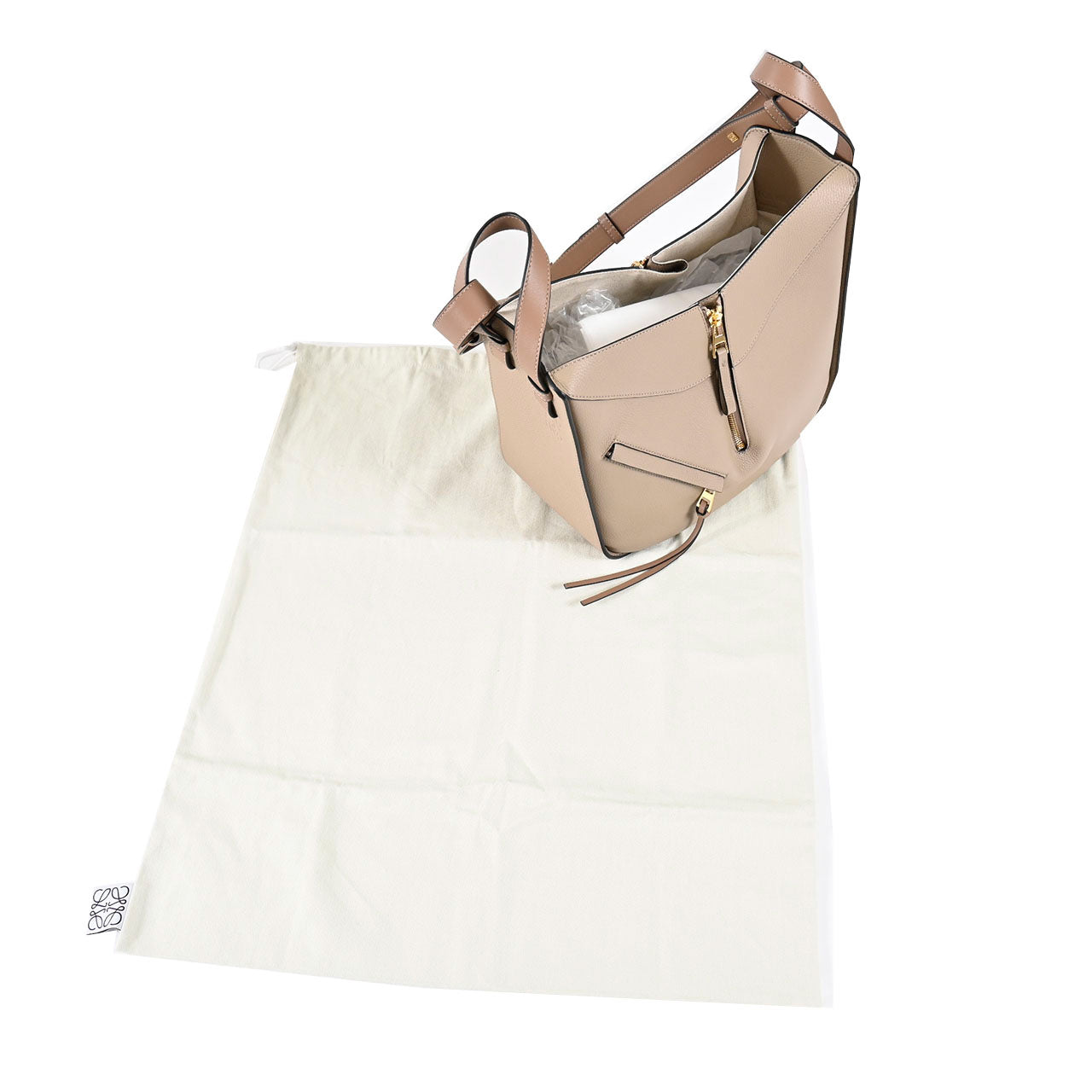 ロエベ LOEWE ショルダーバッグ HAMMOCK SMALL A538S35X51 2150 ベージュ 年秋冬 レディース