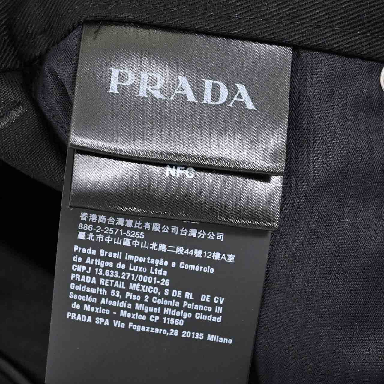 プラダ PRADA パンツ SPH313 11BZ F0002 ブラック メンズ
