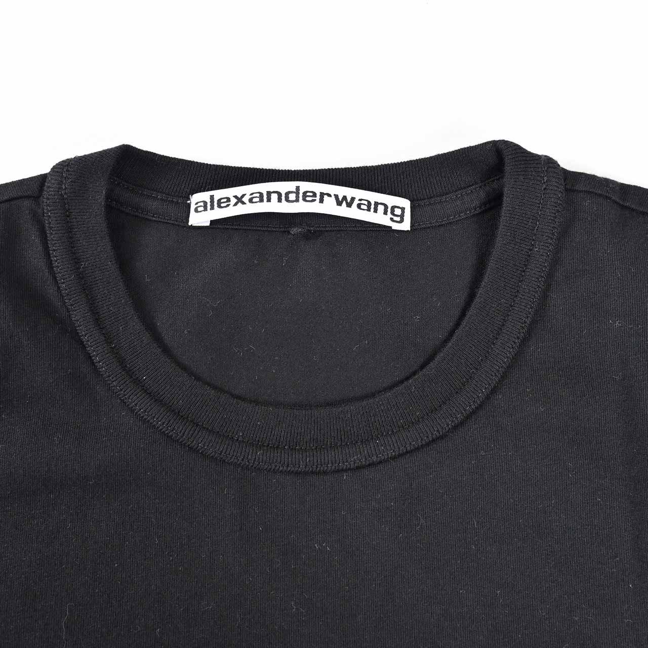 【15%OFF】 アレキサンダー ワン ALEXANDER WANG Tシャツ 1CC1251991 001 ブラック レディース