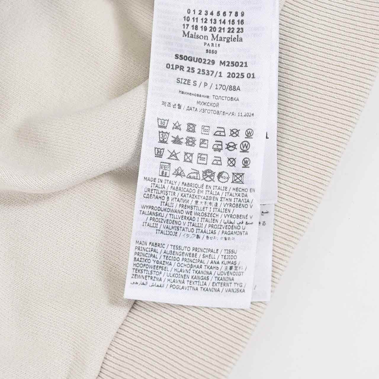 メゾン マルジェラ Maison Margiela Tシャツ M25021 S50GU0229 103 クリーム 2025SS メンズ 【プライスダウン】