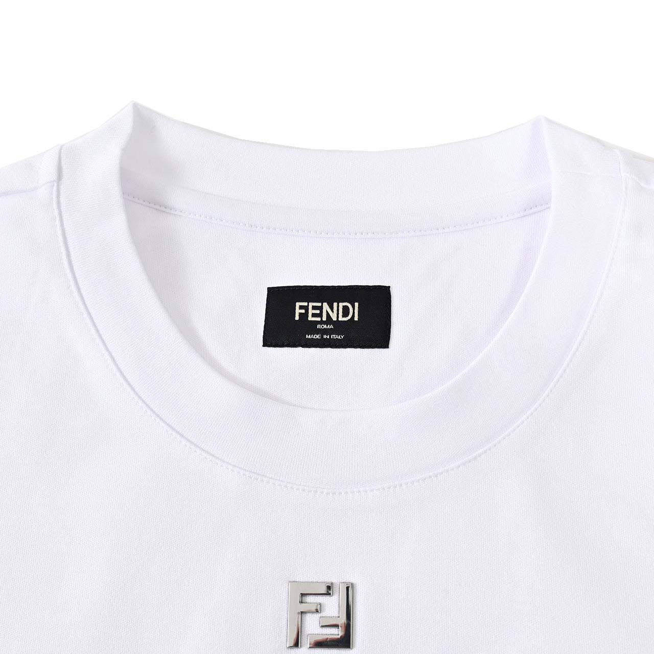フェンディ FENDI Tシャツ ARYY FY0936 F0QA0 ホワイト メンズ 【プライスダウン】