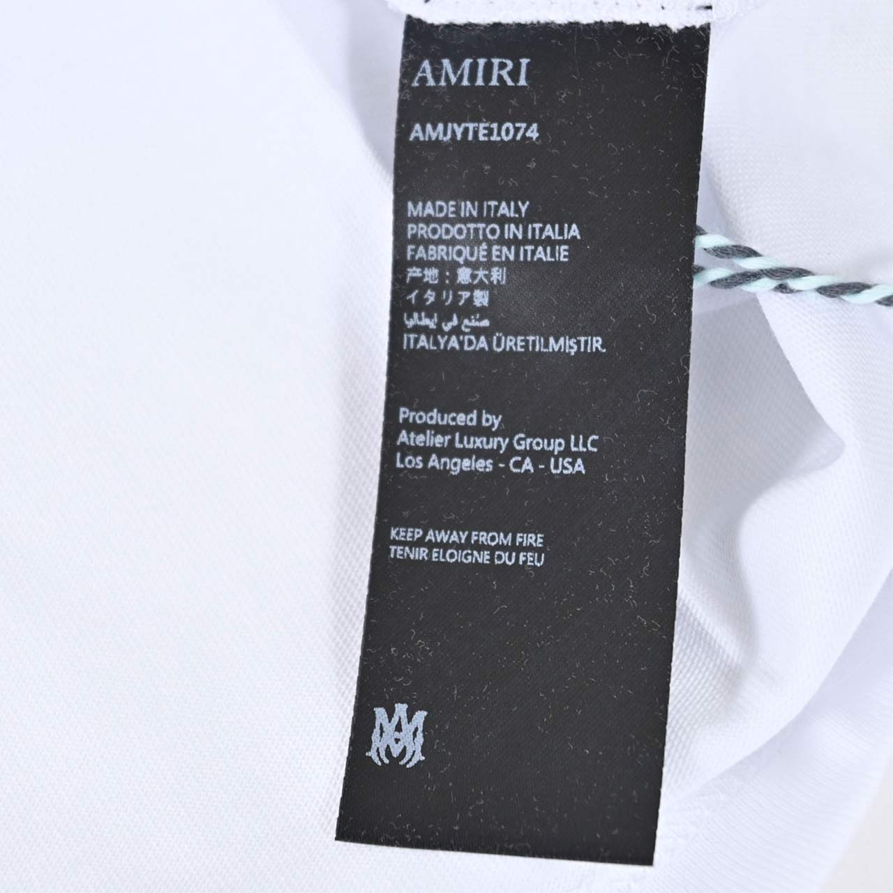 アミリ AMIRI Tシャツ AMJYTE1074 100 ホワイト メンズ