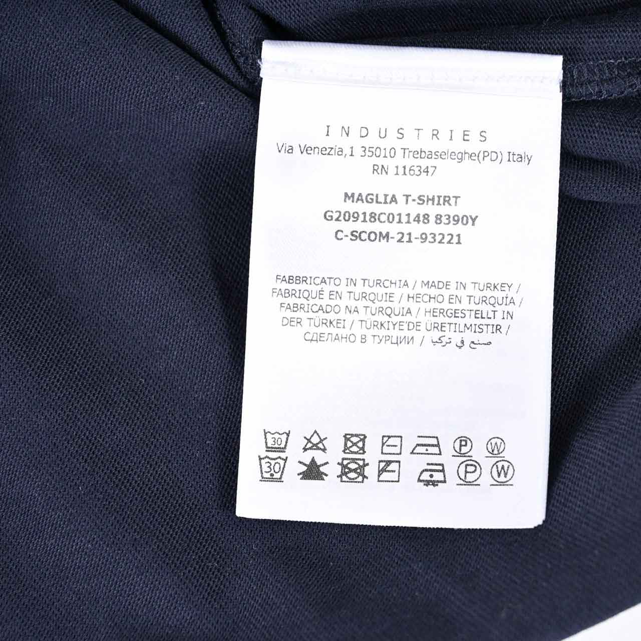 【50%OFF】 モンクレール MONCLER クルーネック半袖Tシャツ 8C01148 8390Y 778 ネイビー メンズ 【ラスト1点 Sサイズ】