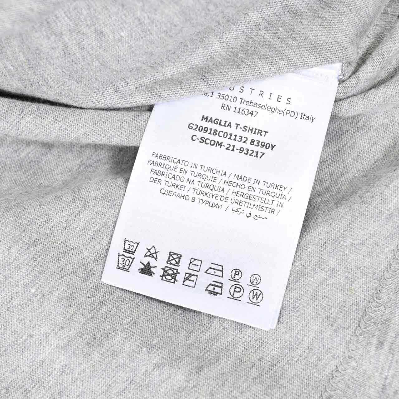 モンクレール MONCLER クルーネック半袖Tシャツ 8C01132 8390Y 984 グレー メンズ 【ラスト1点 Sサイズ】