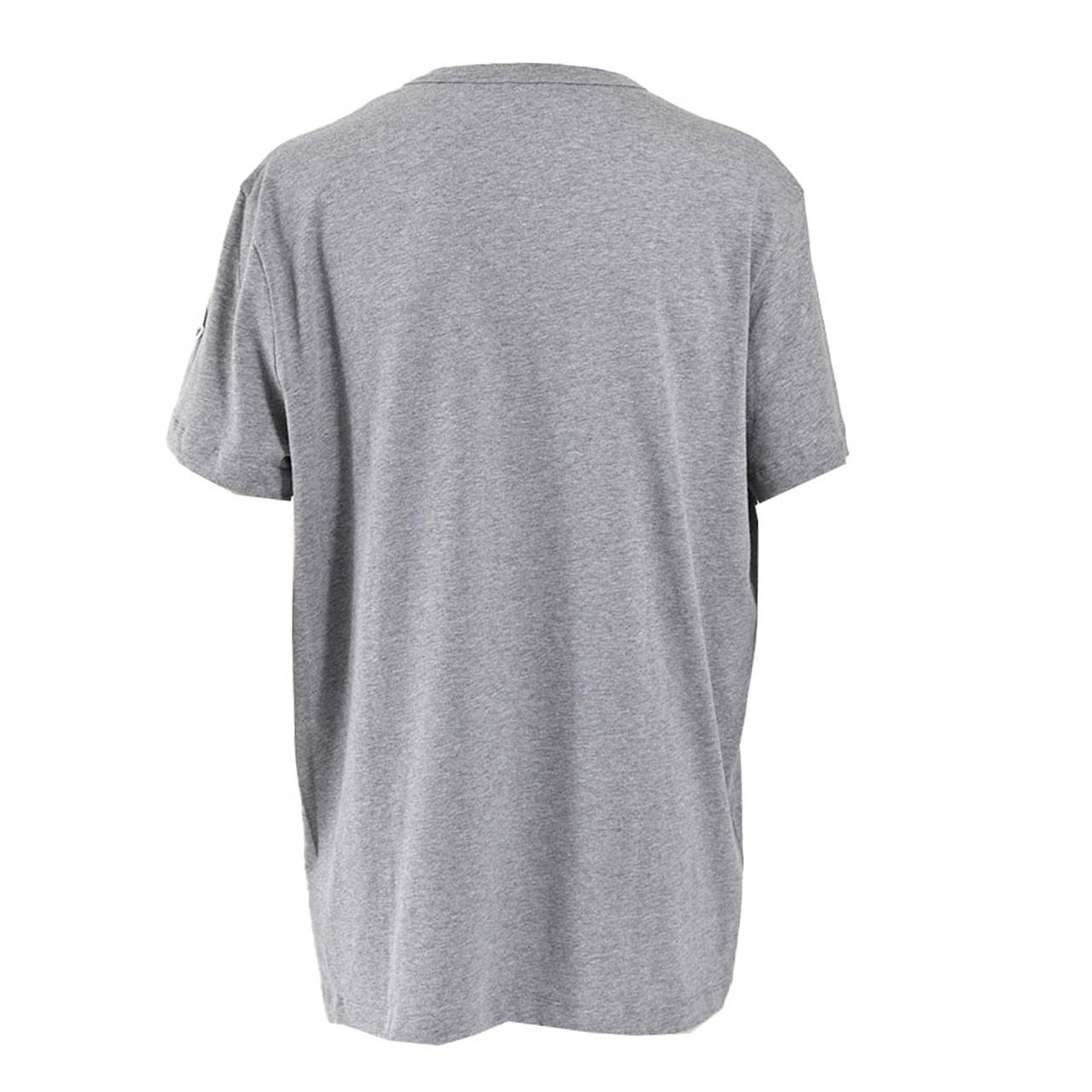 モンクレール MONCLER クルーネック半袖Tシャツ 8C01124 8390Y 984 グレー メンズ 【ラスト1点 XXLサイズ】