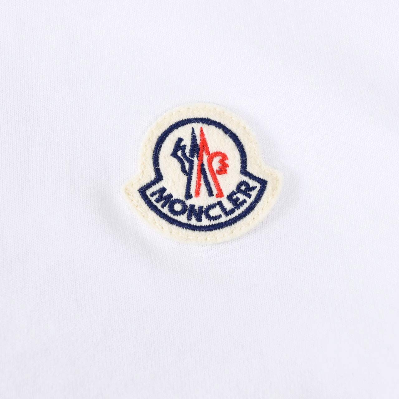 モンクレール MONCLER クルーネック半袖Tシャツ 8C01080 8390Y 001 ホワイト 年秋冬 メンズ