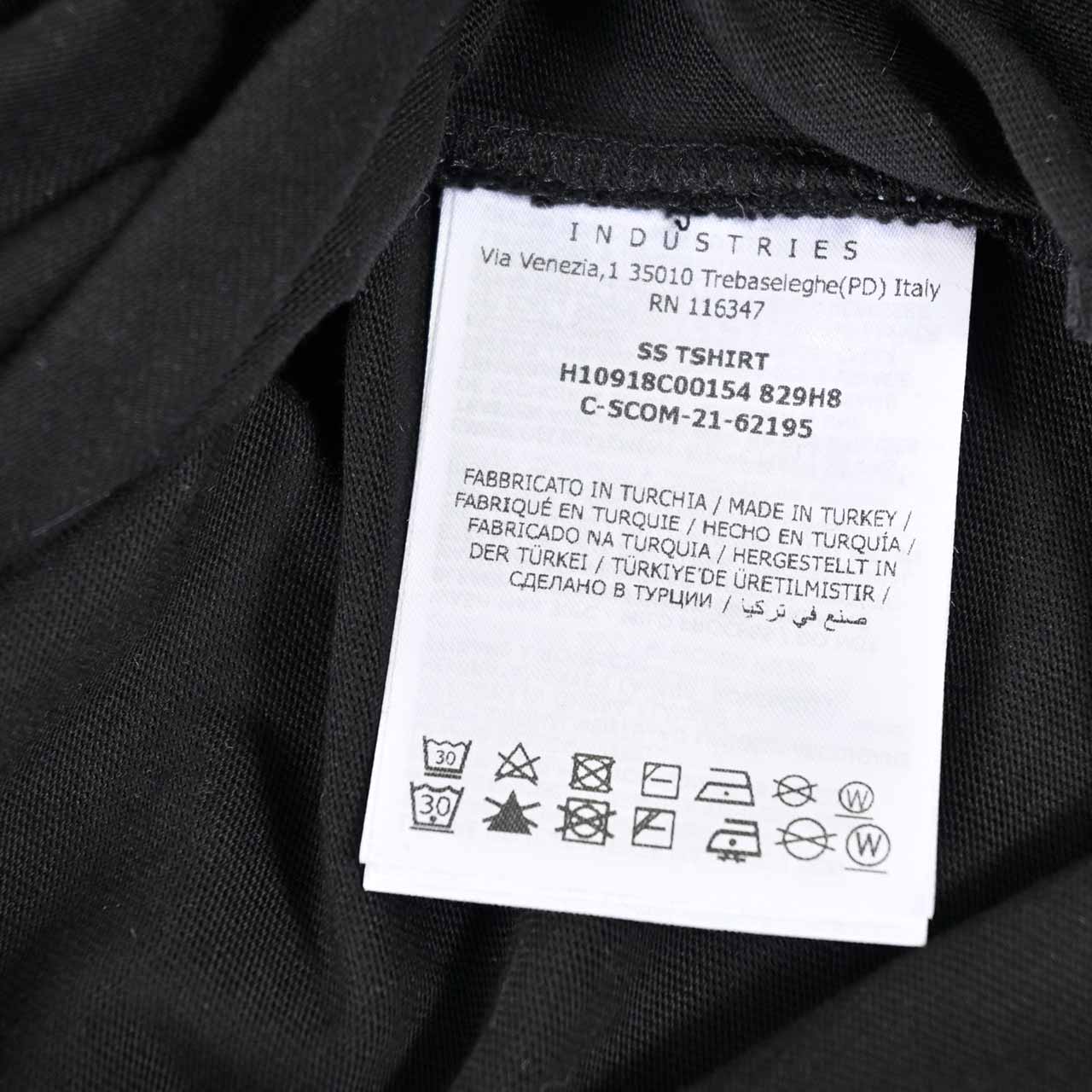 モンクレール MONCLER クルーネック半袖Tシャツ 8C00154 829H8 999 ブラック レディース 【ラスト1点 Sサイズ】