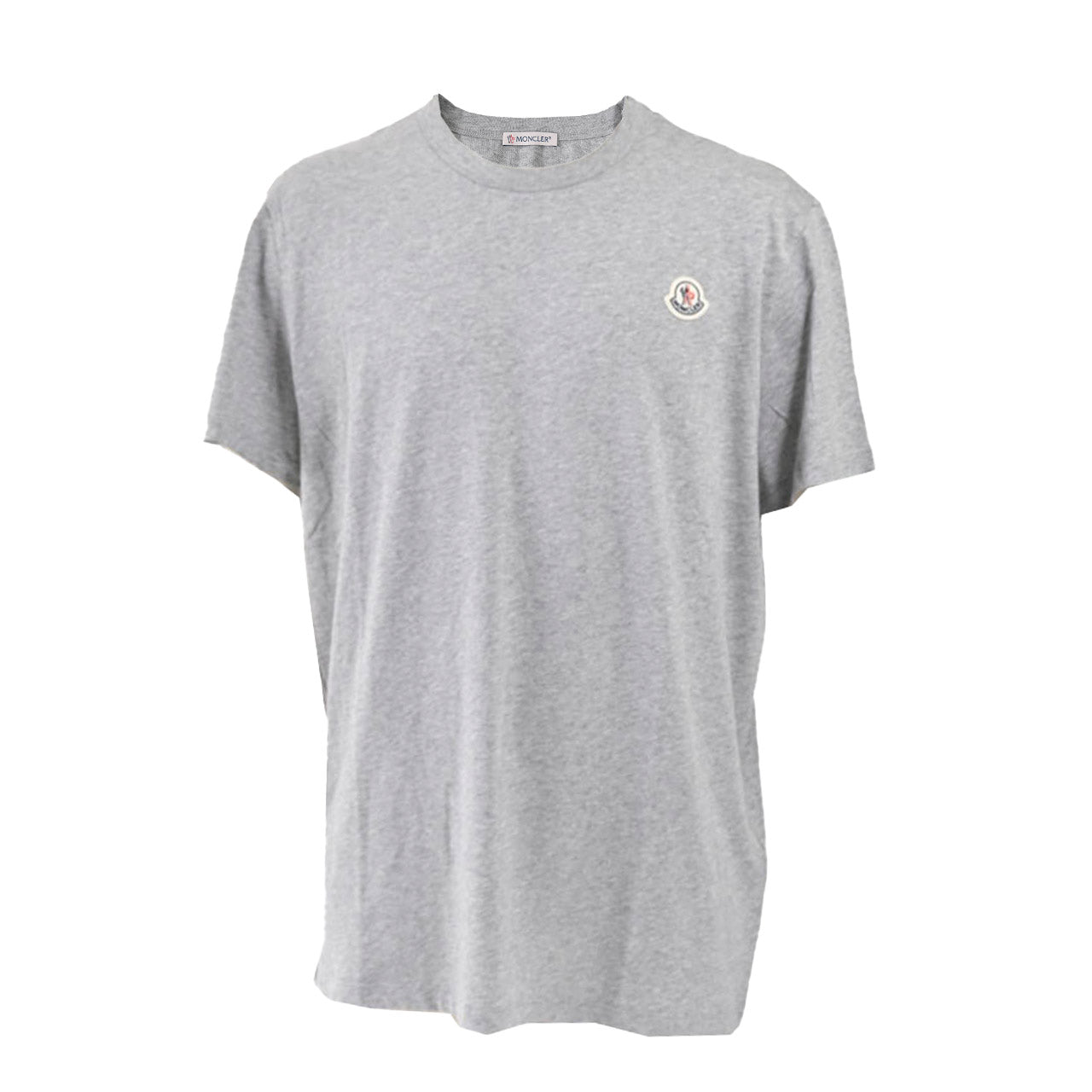 モンクレール MONCLER クルーネック半袖Tシャツ 8C01172 8390Y 984 グレー メンズ 【ラスト1点 Lサイズ】