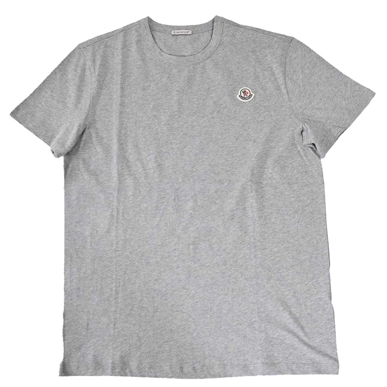 モンクレール MONCLER クルーネック半袖Tシャツ 8C01172 8390Y 984 グレー メンズ 【ラスト1点 Lサイズ】