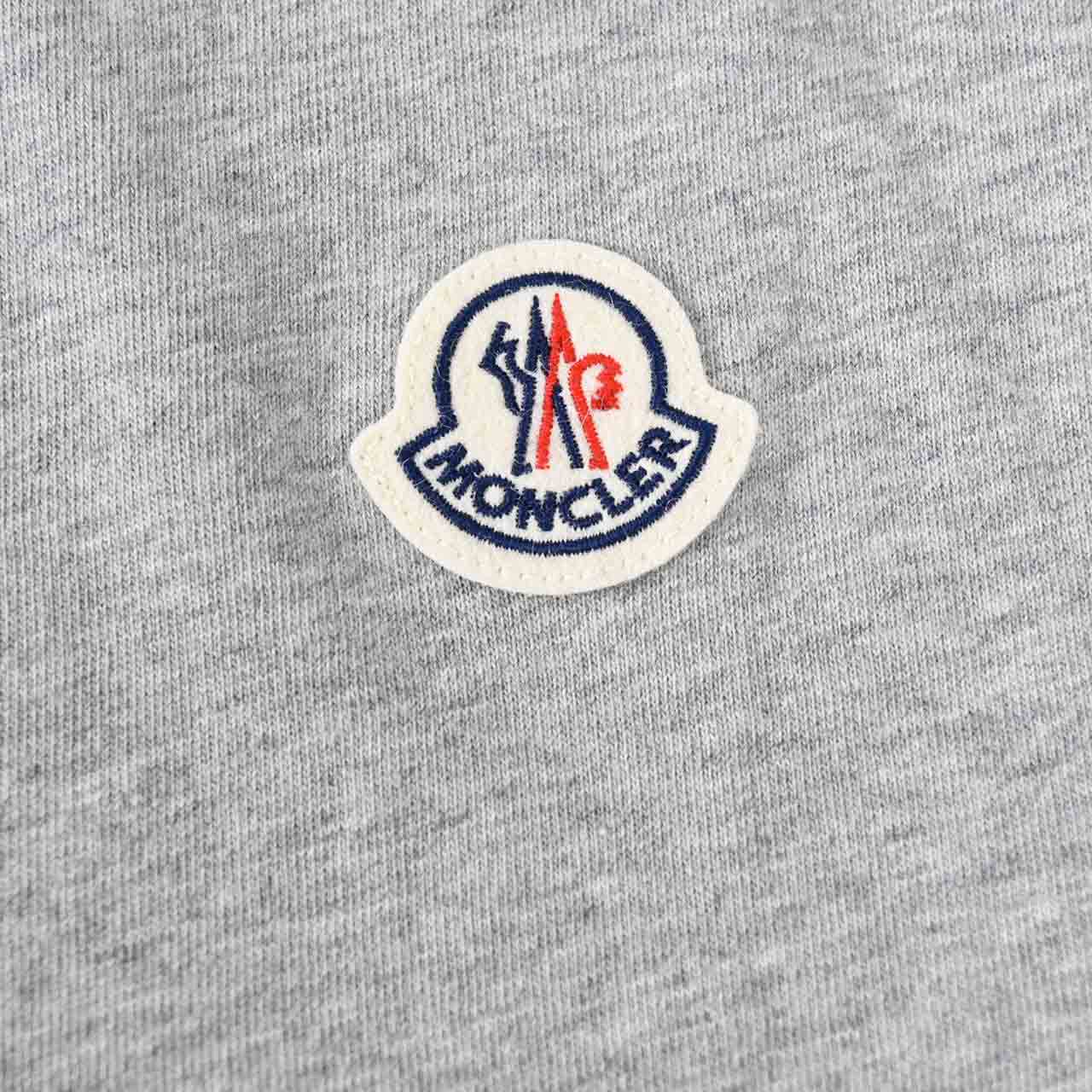 モンクレール MONCLER クルーネック半袖Tシャツ 8C01172 8390Y 984 グレー メンズ 【ラスト1点 Lサイズ】