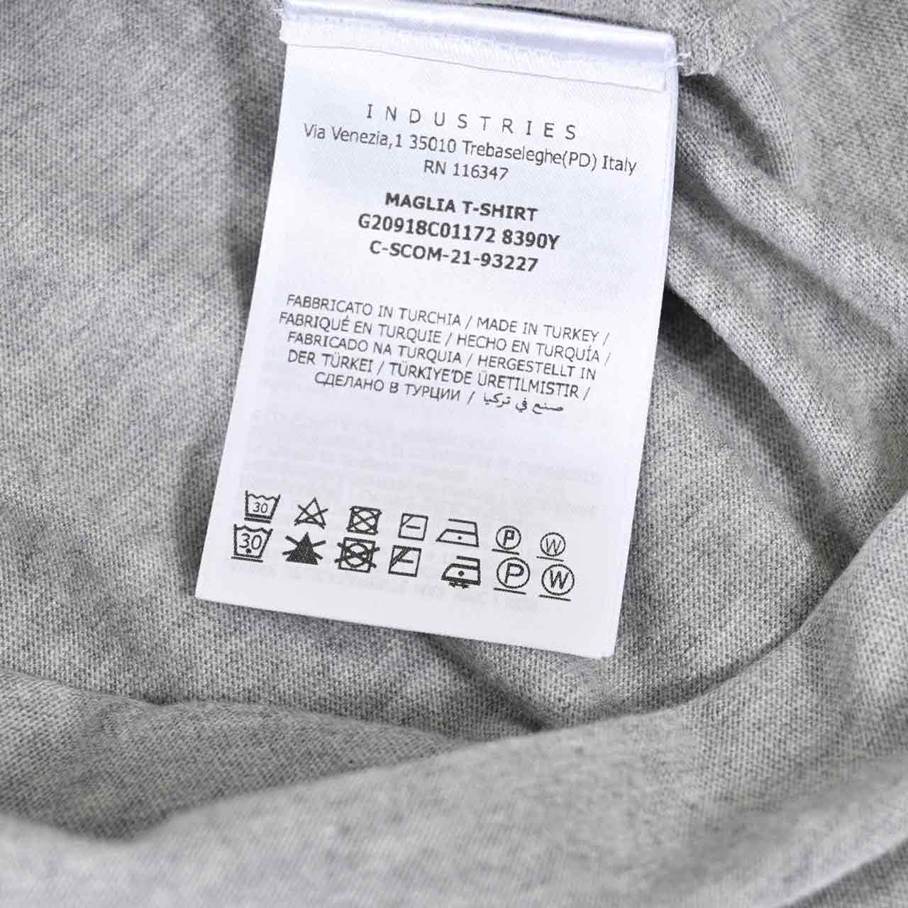 モンクレール MONCLER クルーネック半袖Tシャツ 8C01172 8390Y 984 グレー メンズ 【ラスト1点 Lサイズ】