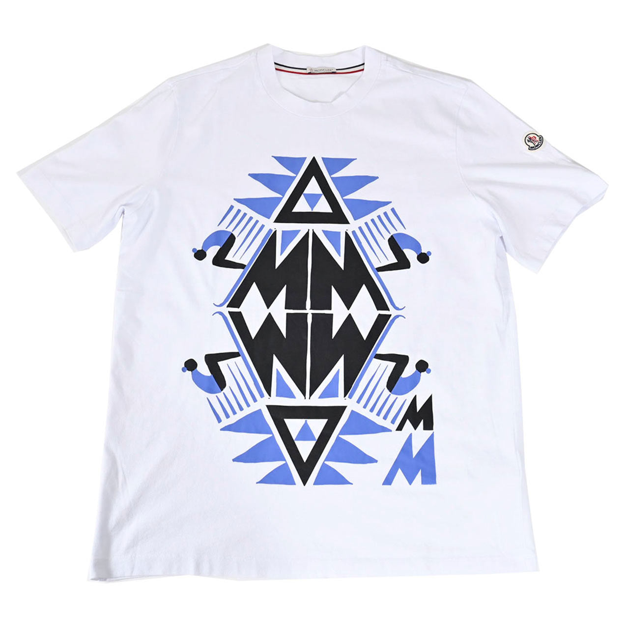 モンクレール MONCLER クルーネック半袖Tシャツ 8C00150 829H8 001 ホワイト 年秋冬 メンズ