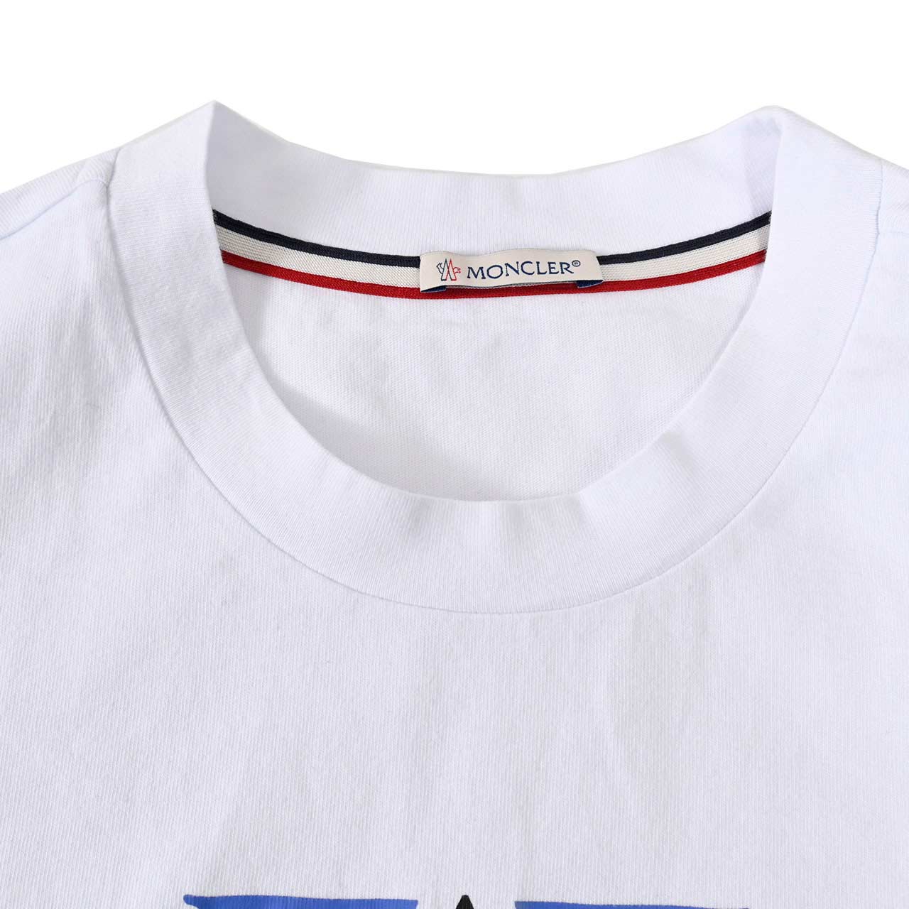 モンクレール MONCLER クルーネック半袖Tシャツ 8C00150 829H8 001 ホワイト 年秋冬 メンズ