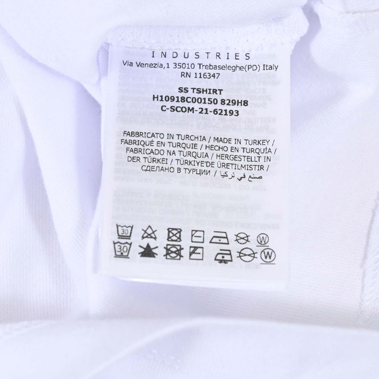 モンクレール MONCLER クルーネック半袖Tシャツ 8C00150 829H8 001 ホワイト 年秋冬 メンズ