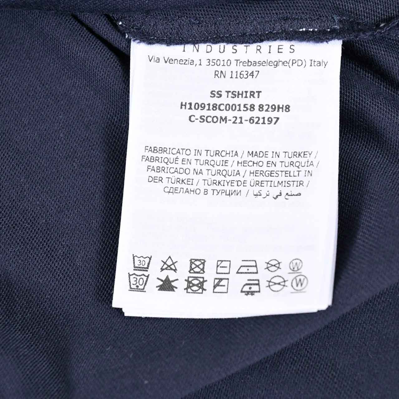 モンクレール MONCLER クルーネック半袖Tシャツ 8C00158 829H8 773 ネイビー メンズ 【ラスト1点 Mサイズ】
