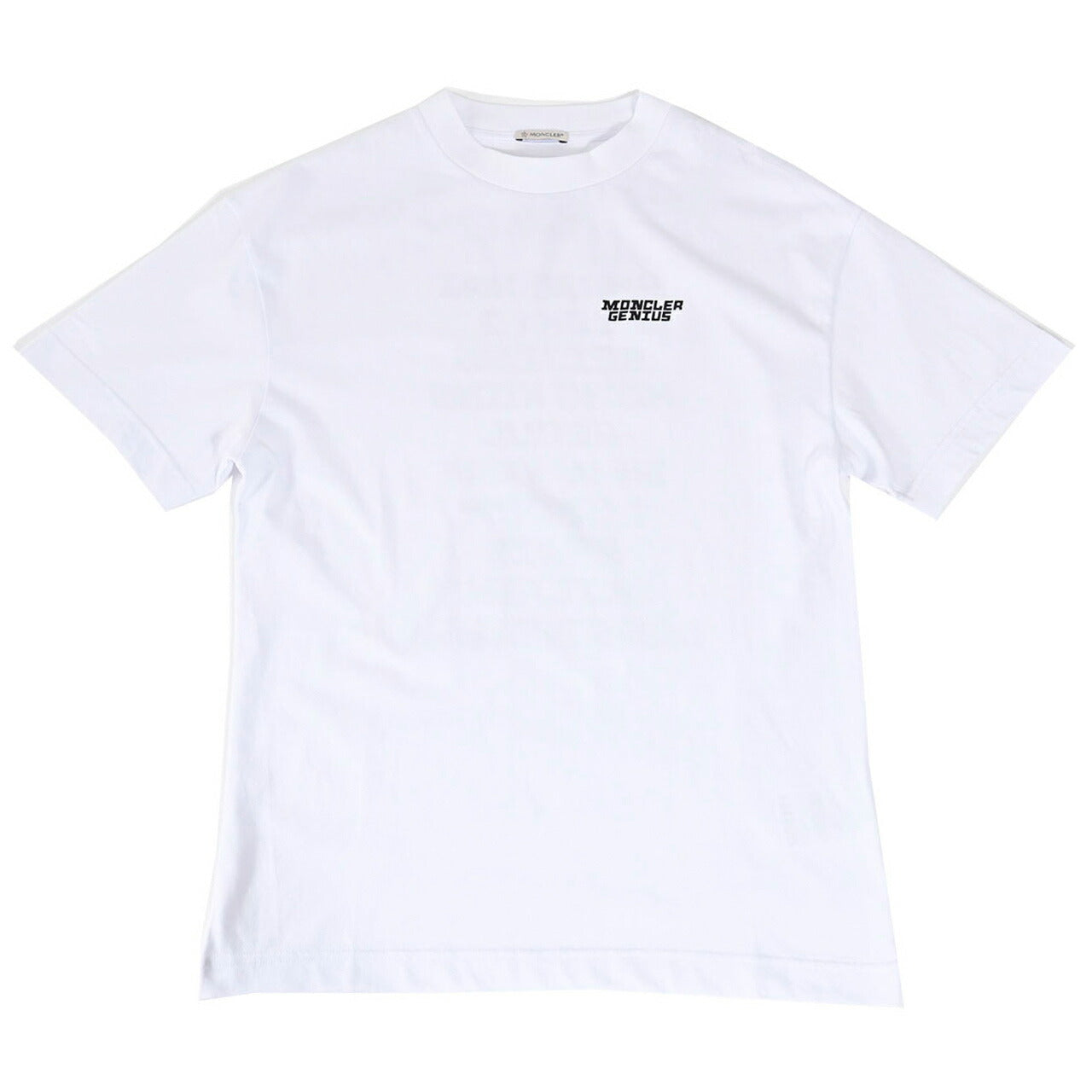 モンクレール MONCLER クルーネック半袖Tシャツ 8C01084 8390Y 001 ホワイト メンズ 【ラスト1点 Sサイズ】