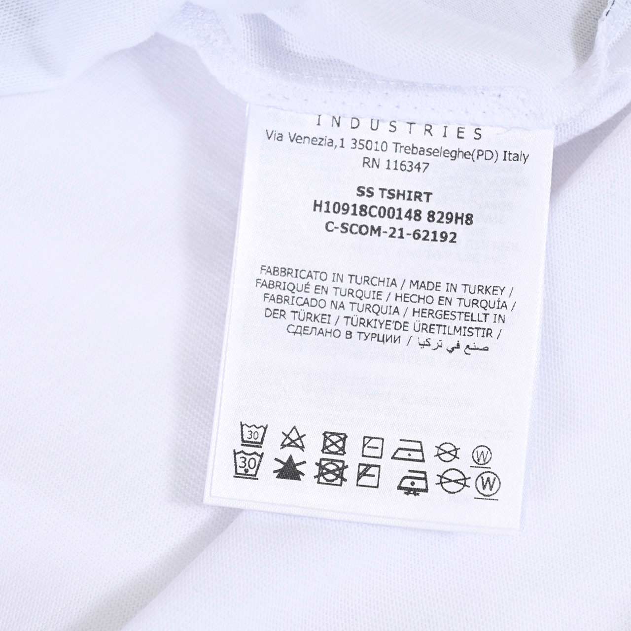モンクレール MONCLER クルーネック半袖Tシャツ 8C00148 829H8 001 ホワイト レディース 【ラスト1点 Sサイズ】